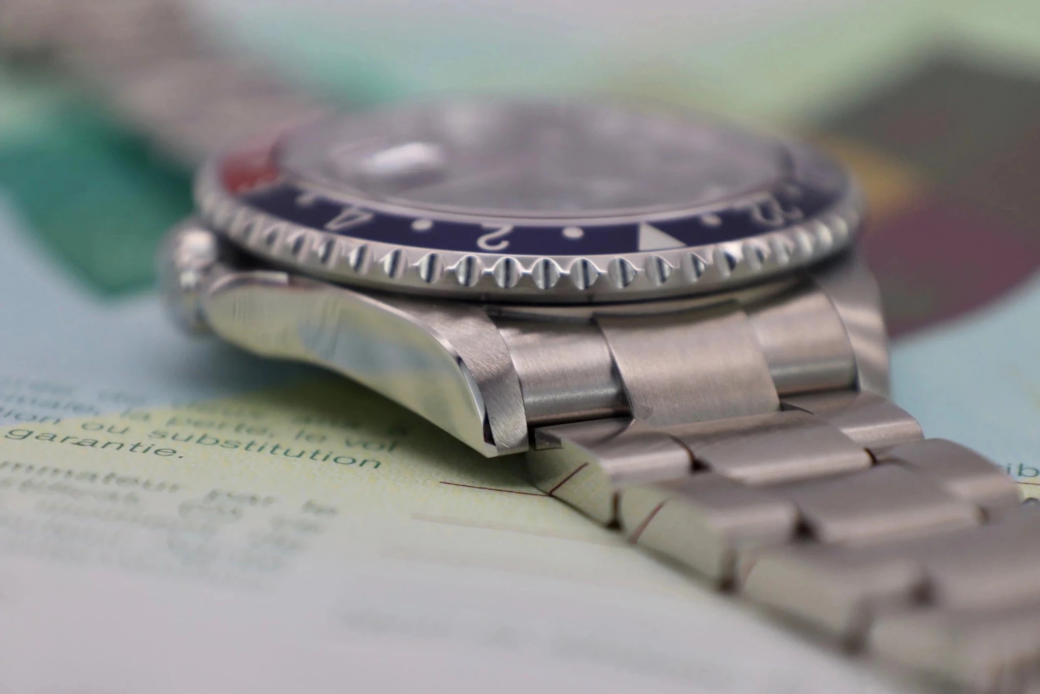 2005 Rolex GMT Master II Ref. 16710 Pepsi | Papers - Sierra Time Co
