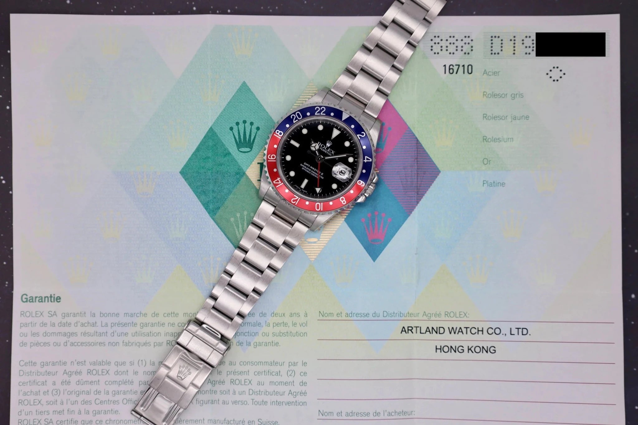 2005 Rolex GMT Master II Ref. 16710 Pepsi | Unpolished | Papers - Sierra Time Co
