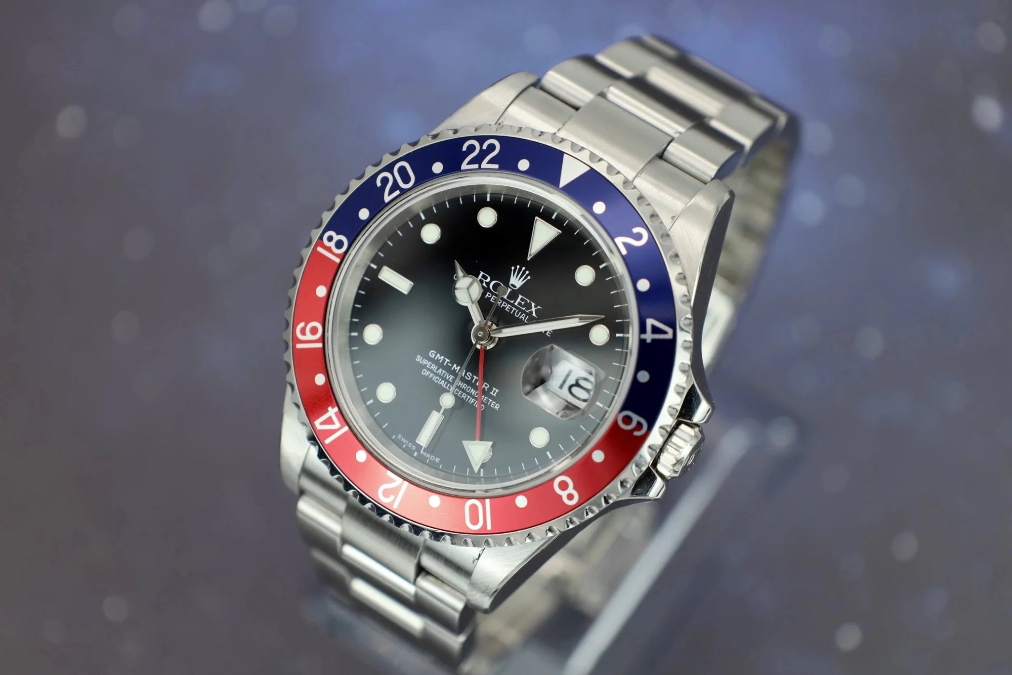2005 Rolex GMT Master II Ref. 16710 Pepsi | Unpolished | Papers - Sierra Time Co