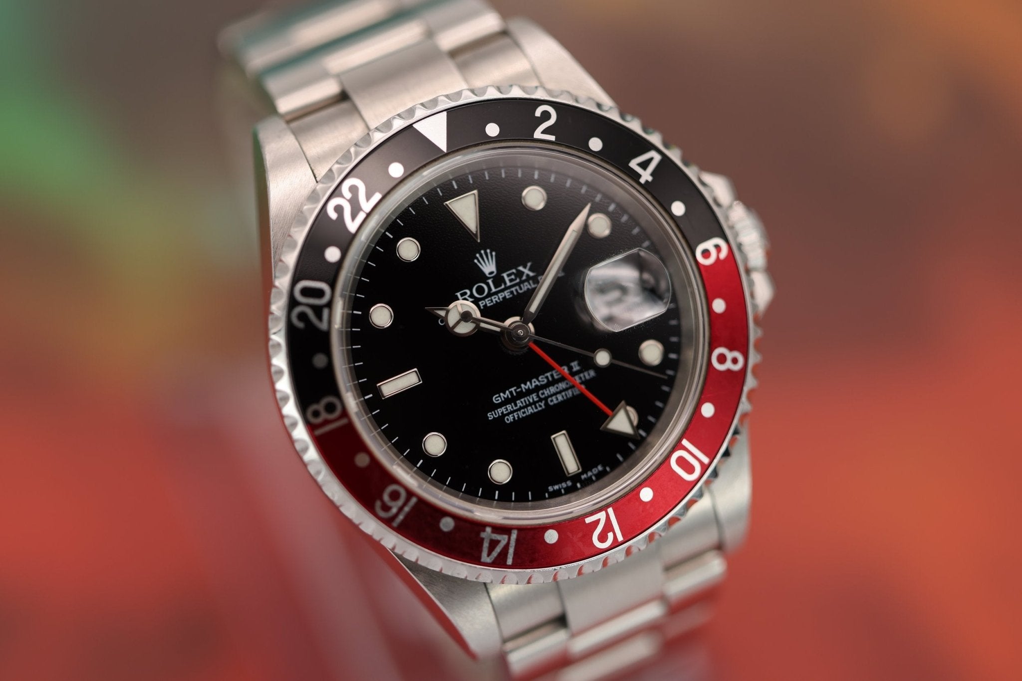 2005 Rolex GMT Master II Ref. 16710 | Unpolished | Papers - Sierra Time Co