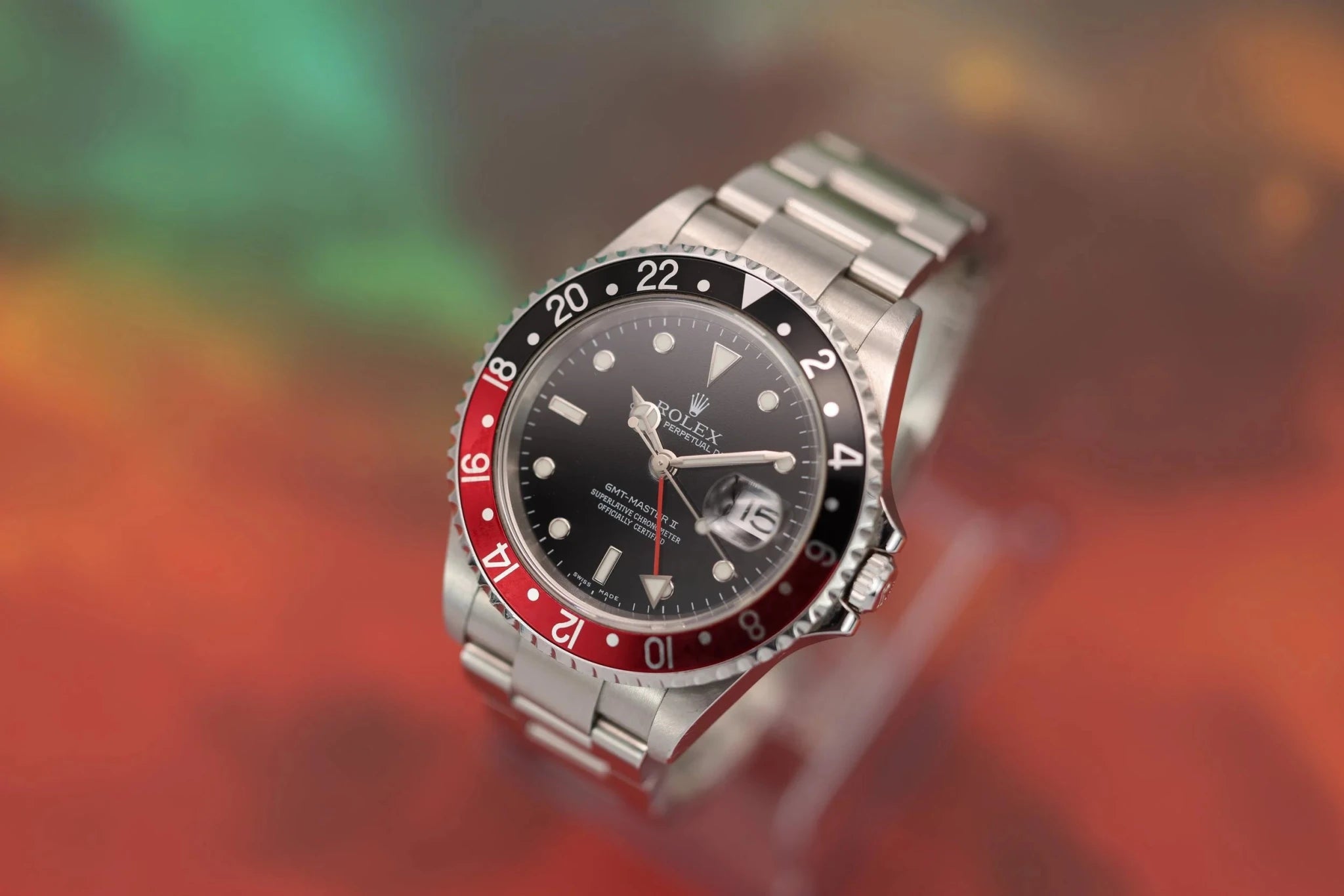 2005 Rolex GMT Master II Ref. 16710 | Unpolished | Papers - Sierra Time Co