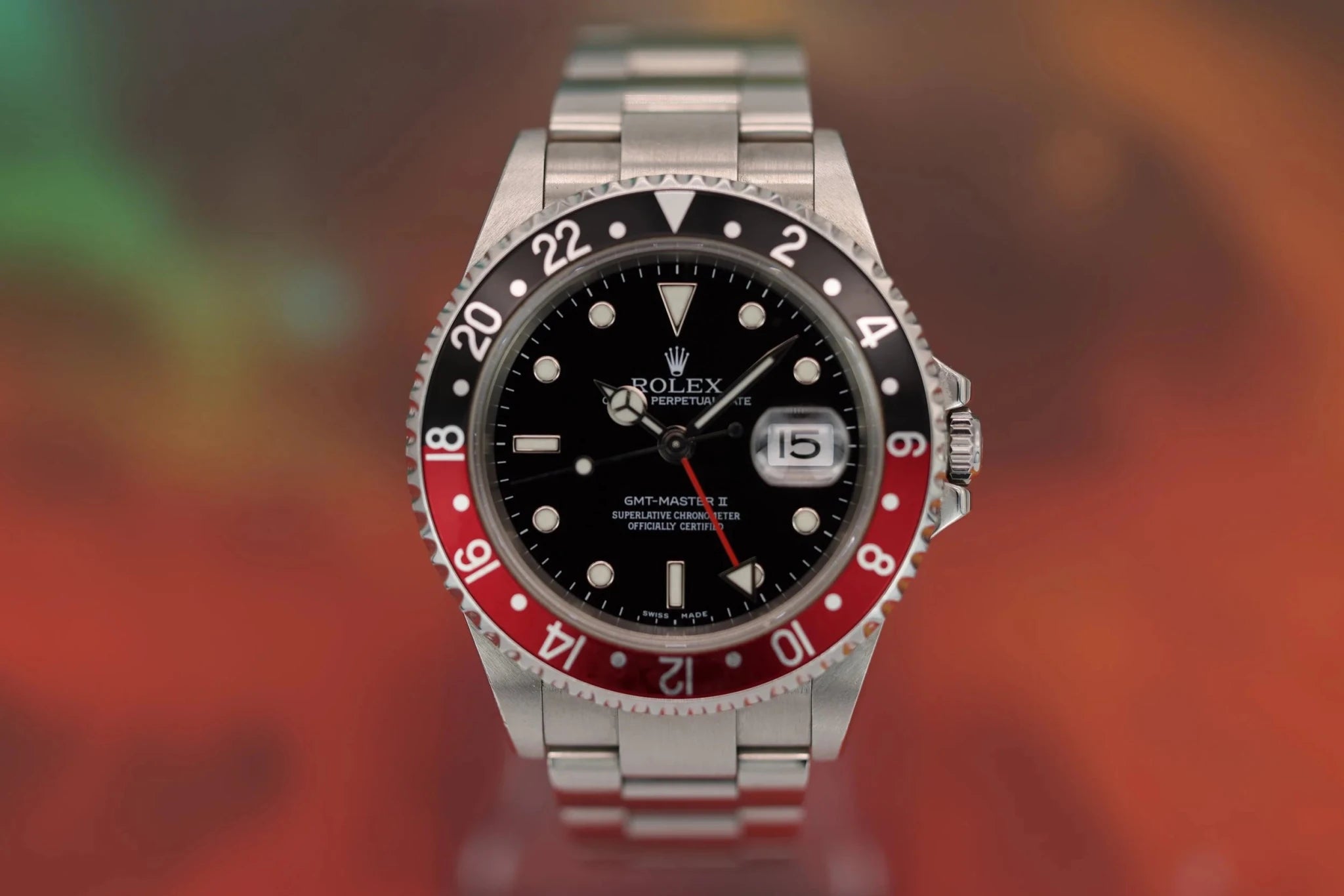2005 Rolex GMT Master II Ref. 16710 | Unpolished | Papers - Sierra Time Co