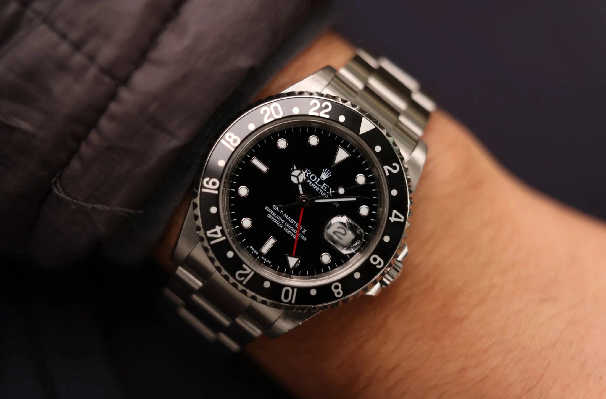 2005 Rolex GMT Master II Ref. 16710LN | Box and Papers - Sierra Time Co