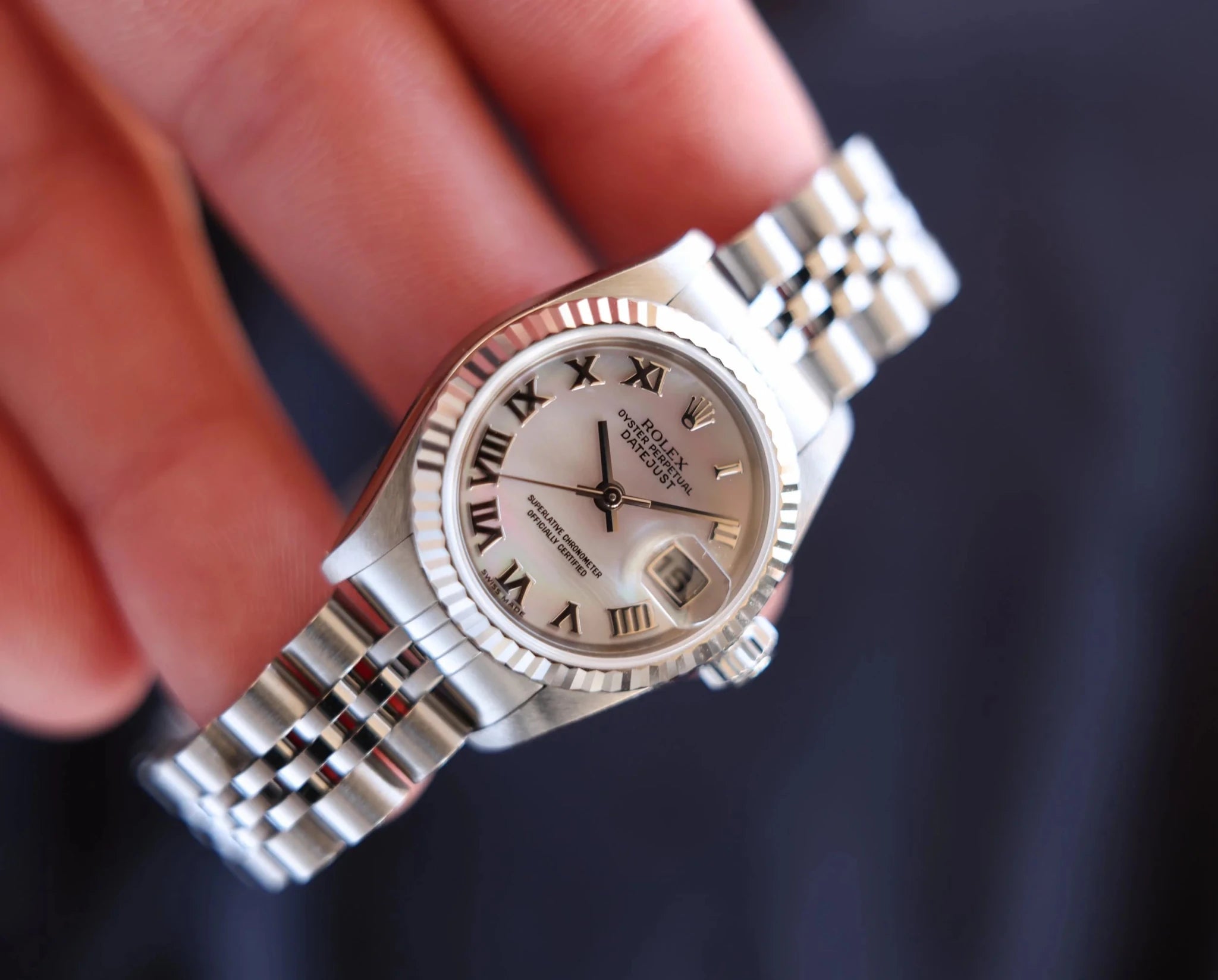 2005 Rolex Ladies Datejust Ref. 79174 | NOS Condition | MOP Dial | Box and Papers - Sierra Time Co