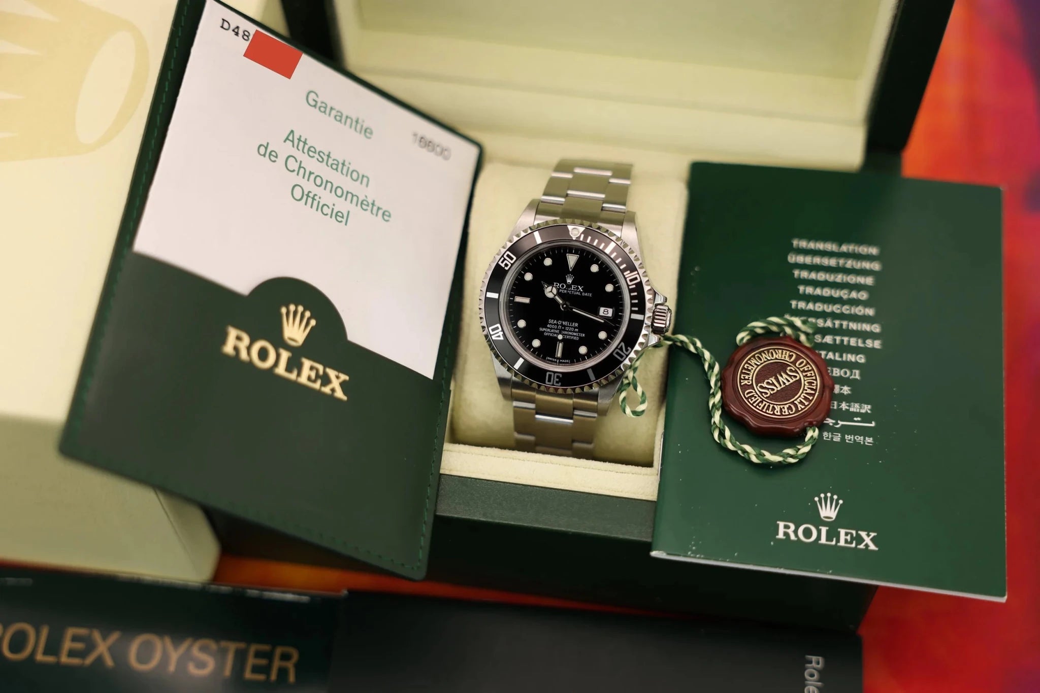 2005 Rolex Sea Dweller Ref. 16600 | Box and Papers | Excellent Condition - Sierra Time Co