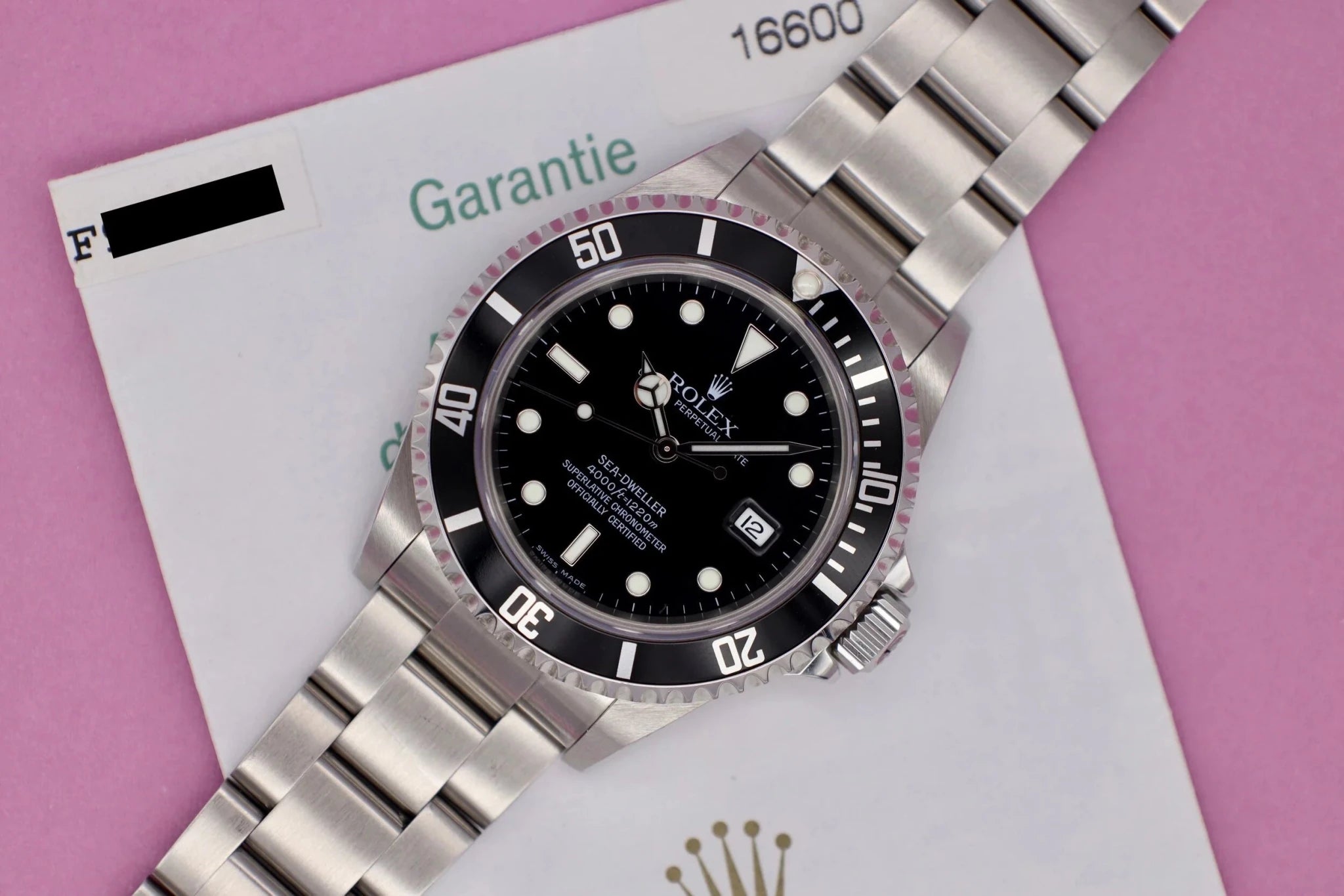 2005 Rolex Sea Dweller Ref. 16600 | Papers - Sierra Time Co