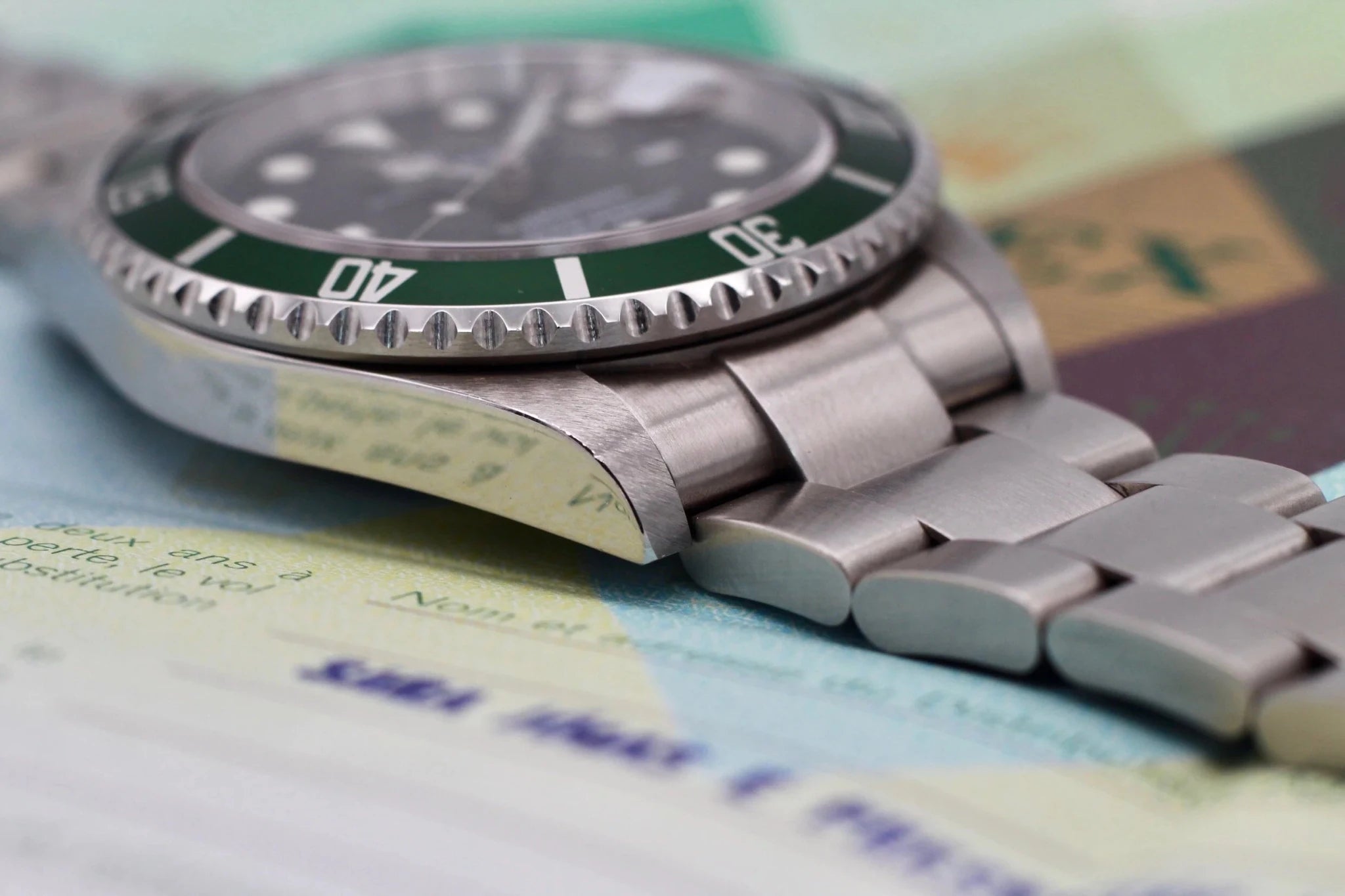 2005 Rolex Submariner Date Ref. 16610LV Kermit | Box and Papers - Sierra Time Co
