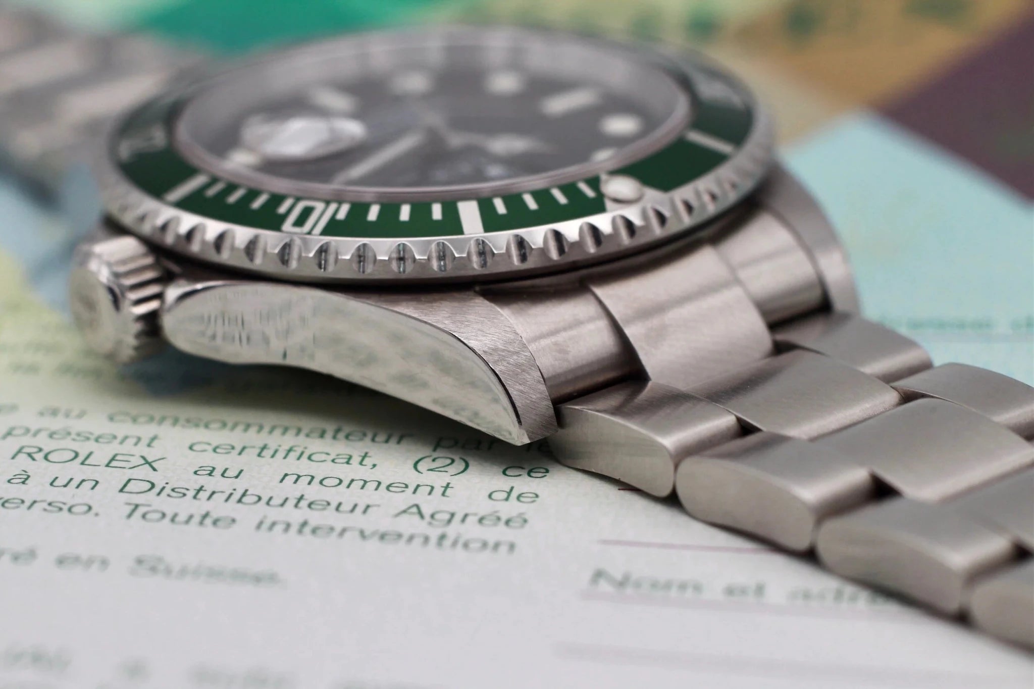 2005 Rolex Submariner Date Ref. 16610LV Kermit | Box and Papers - Sierra Time Co