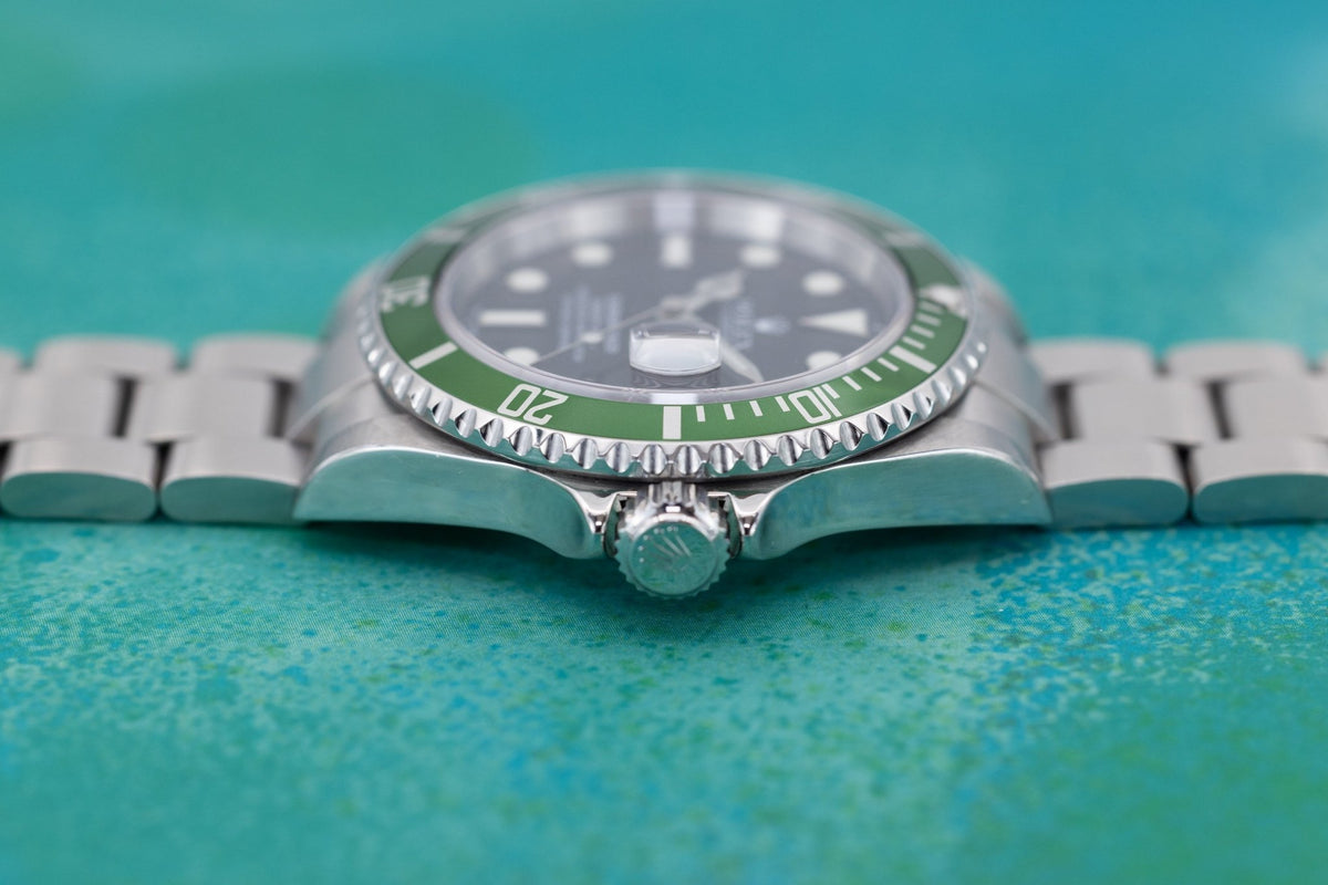 2005 Rolex Submariner Date Ref. 16610LV Kermit | Box and Papers - Sierra Time Co
