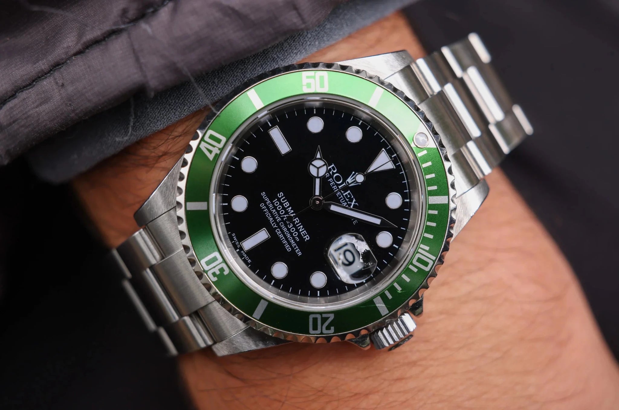 2005 Rolex Submariner Ref. 16610LV | Kermit | Excellent Condition - Sierra Time Co