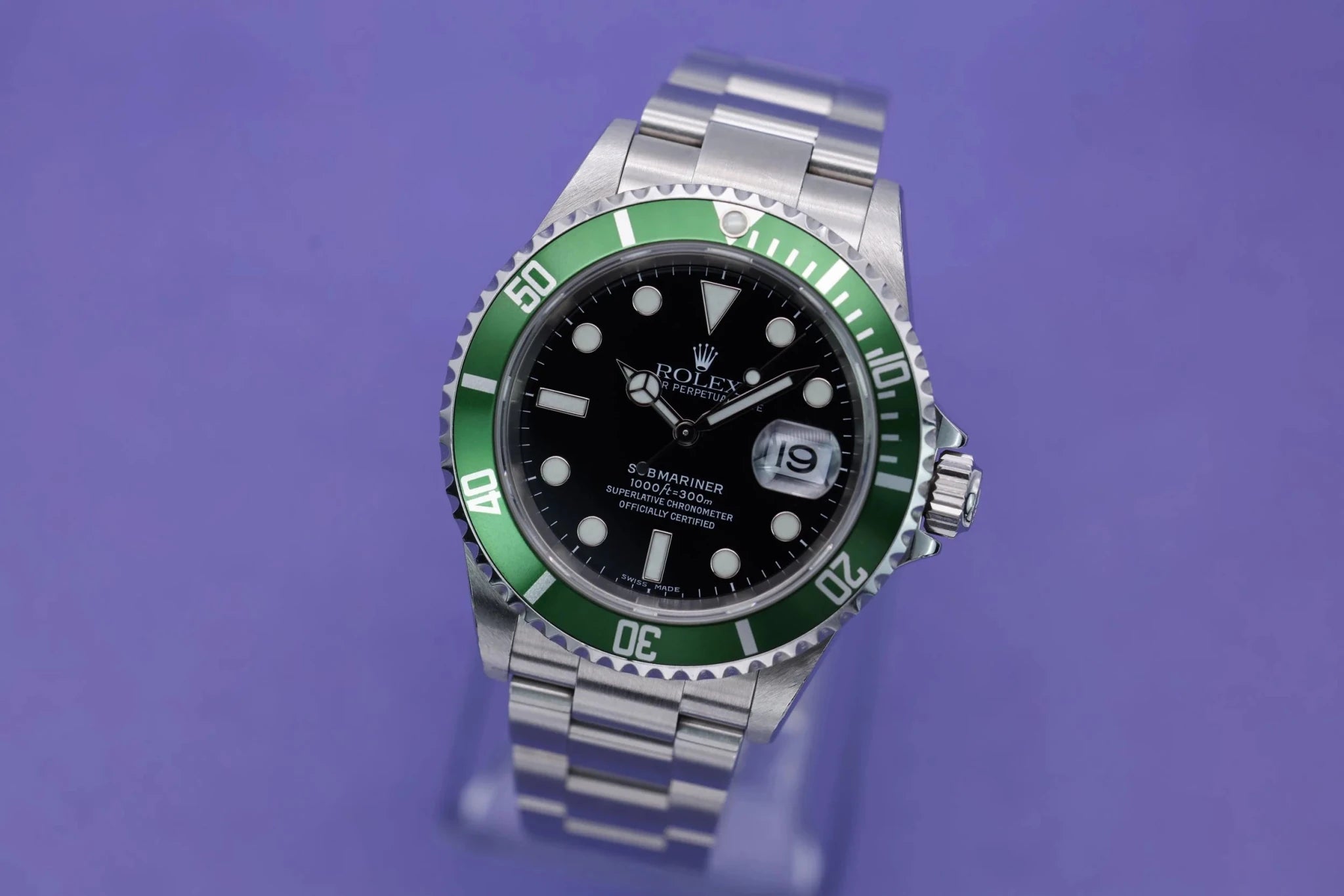 2005 Rolex Submariner Ref. 16610LV | Kermit | Excellent Condition - Sierra Time Co