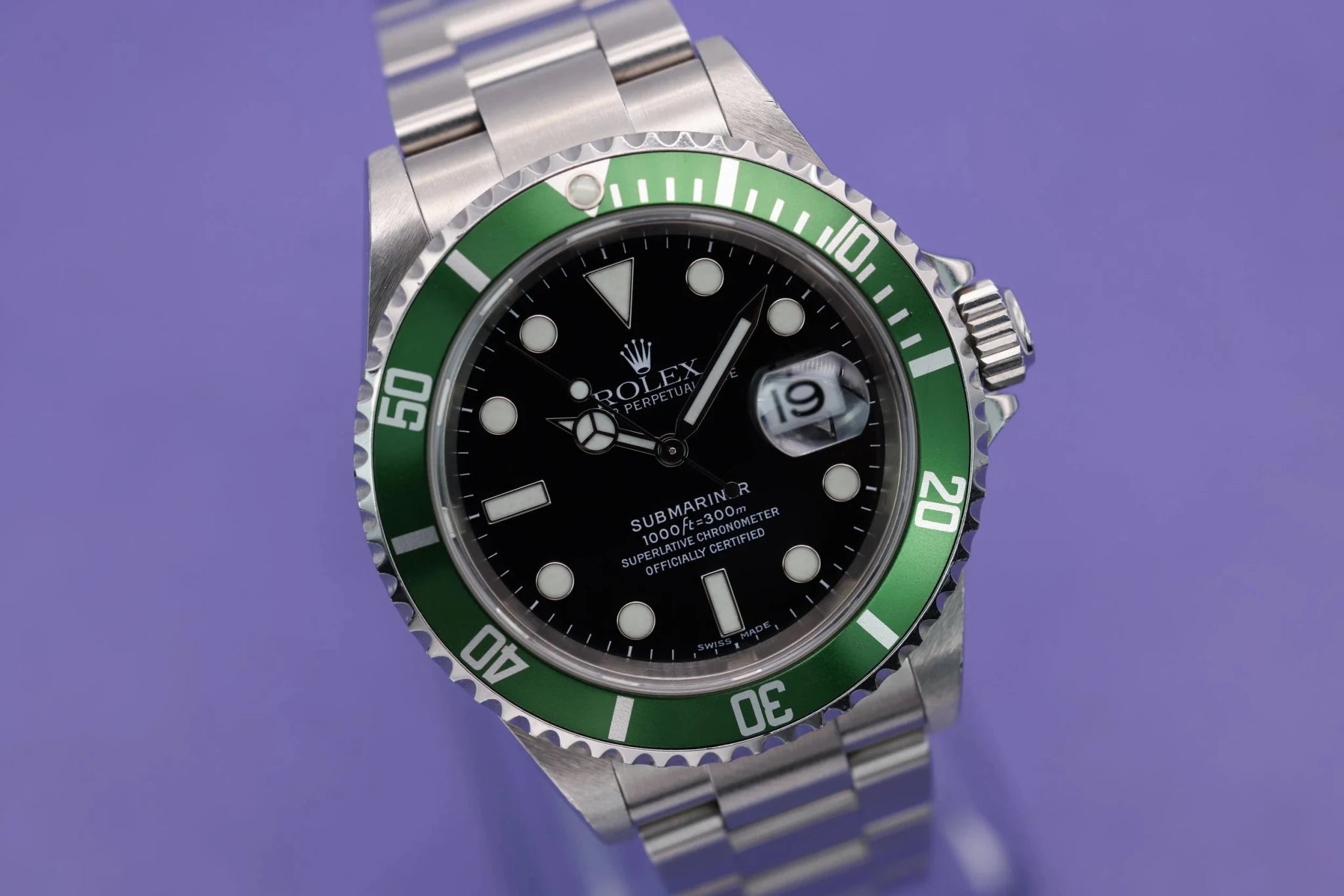 2005 Rolex Submariner Ref. 16610LV | Kermit | Excellent Condition - Sierra Time Co