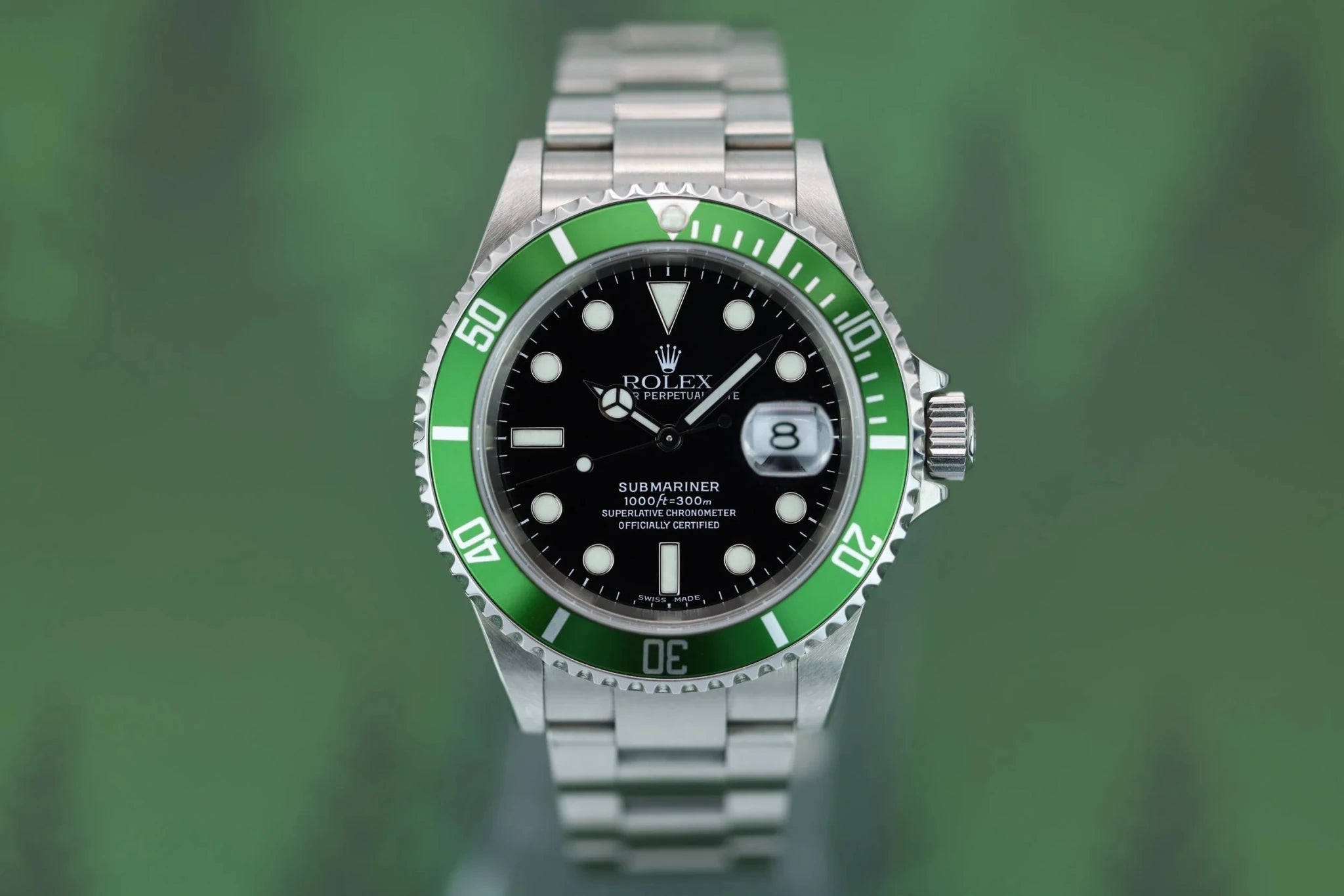 2005 Rolex Submariner Ref. 16610LV Kermit | Like New | Box and Papers - Sierra Time Co