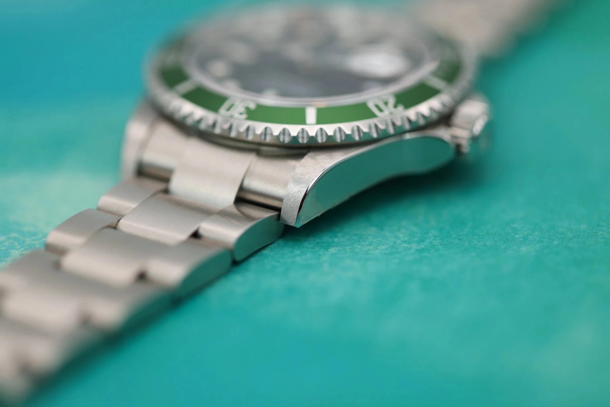 2005 Rolex Submariner Ref. 16610LV Kermit | NOS | Stickers | Box and Papers - Sierra Time Co