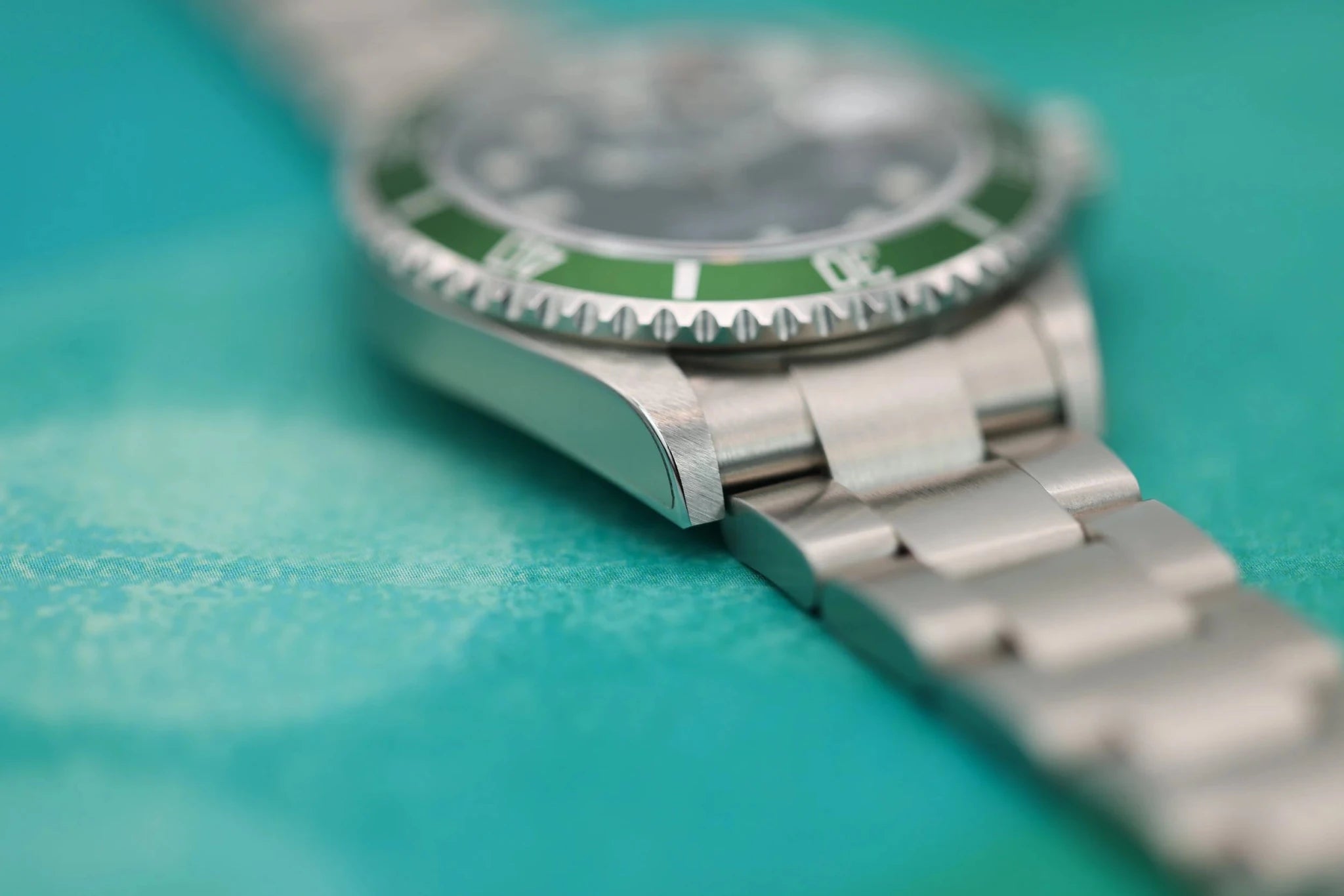 2005 Rolex Submariner Ref. 16610LV Kermit | NOS | Stickers | Box and Papers - Sierra Time Co