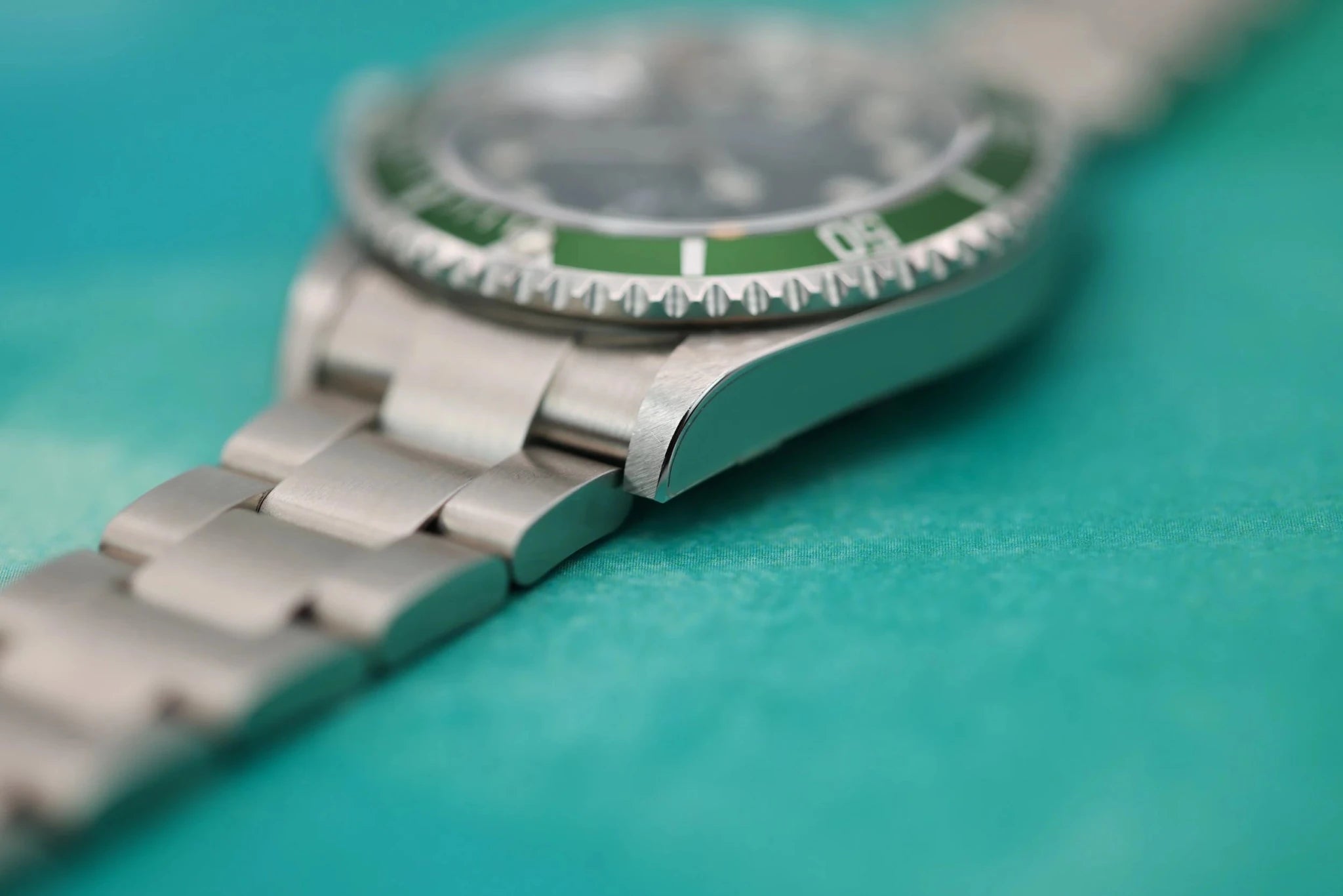 2005 Rolex Submariner Ref. 16610LV Kermit | NOS | Stickers | Box and Papers - Sierra Time Co
