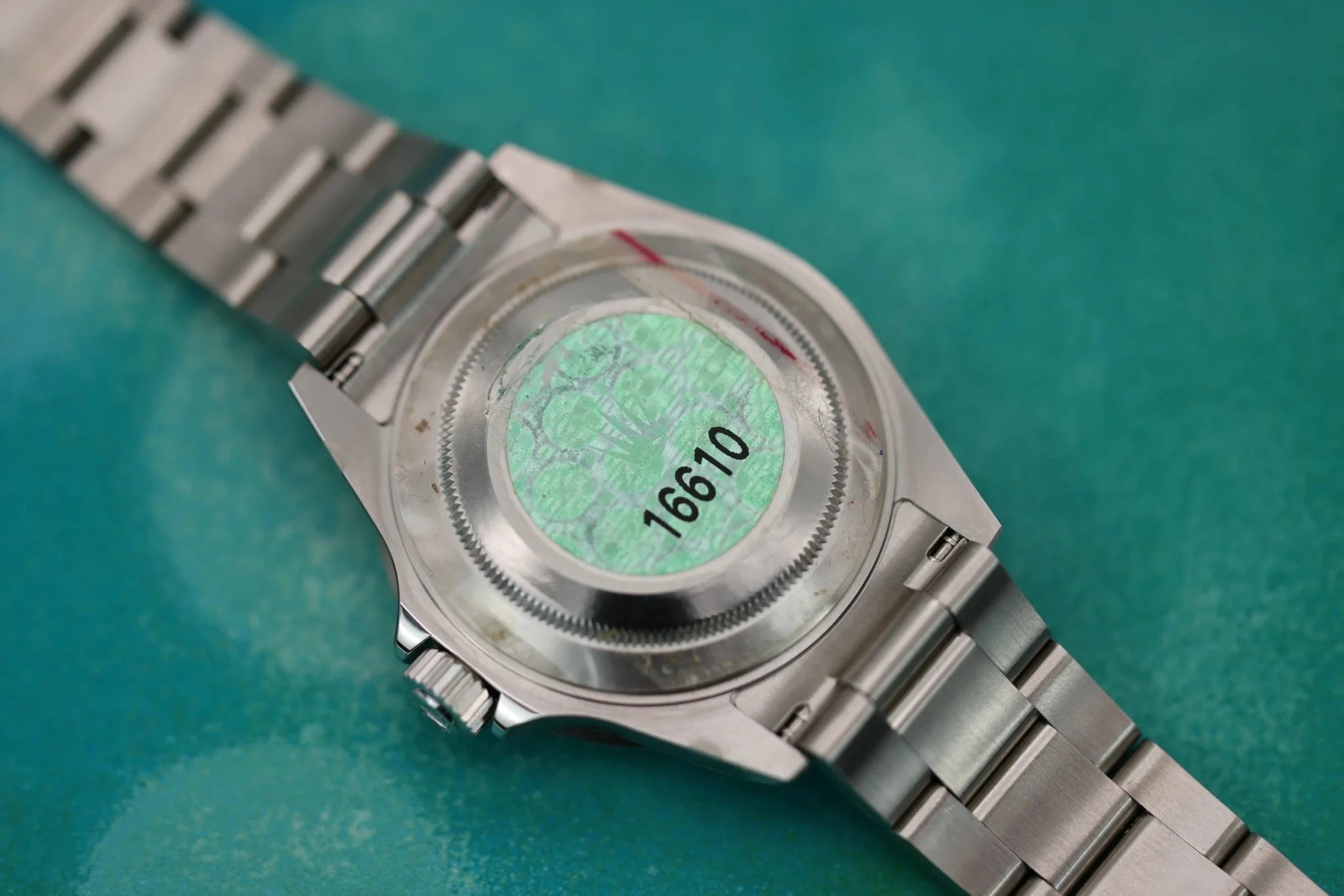 2005 Rolex Submariner Ref. 16610LV Kermit | NOS | Stickers | Box and Papers - Sierra Time Co