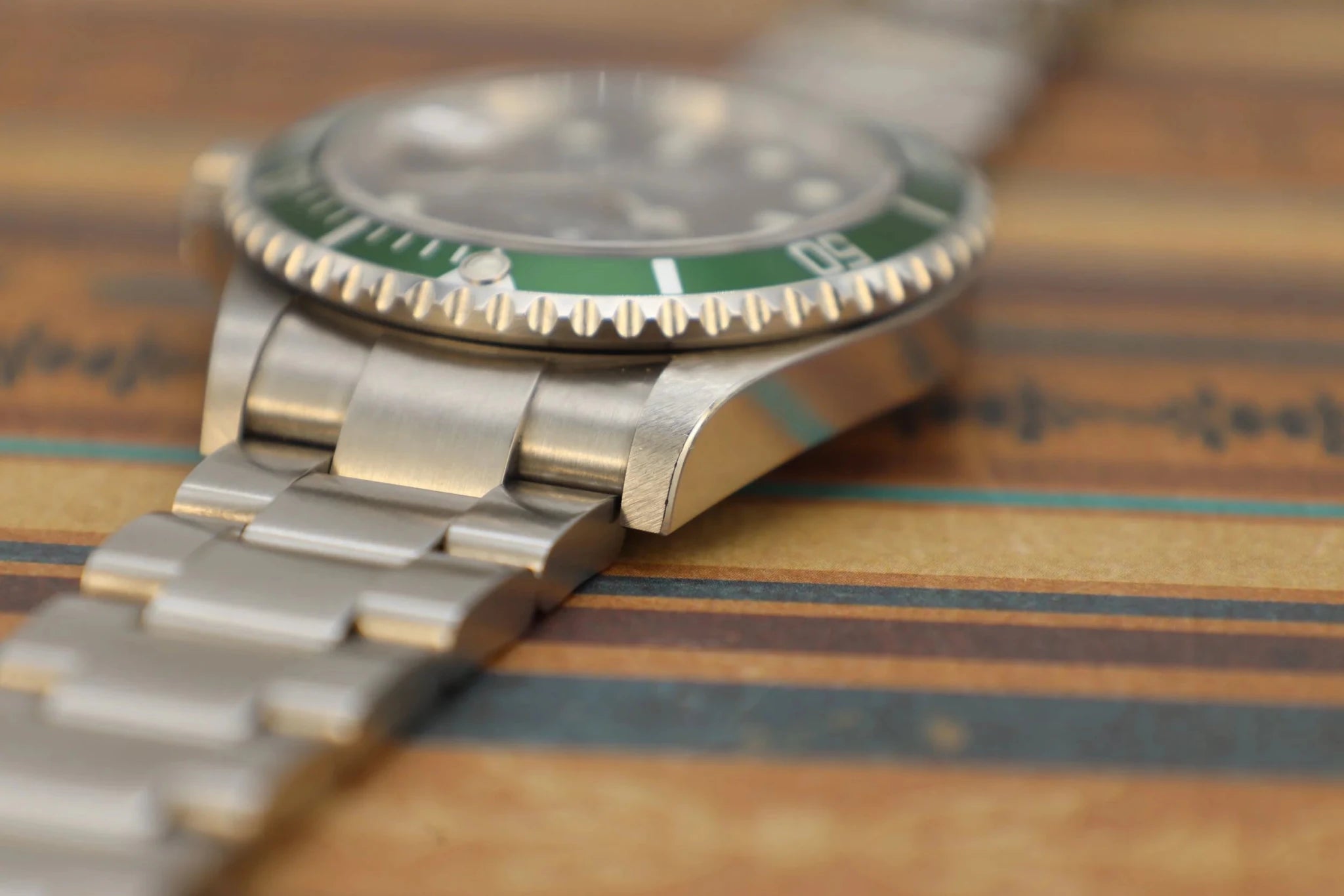 2005 Rolex Submariner Ref. 16610LV Kermit | Unpolished - Sierra Time Co