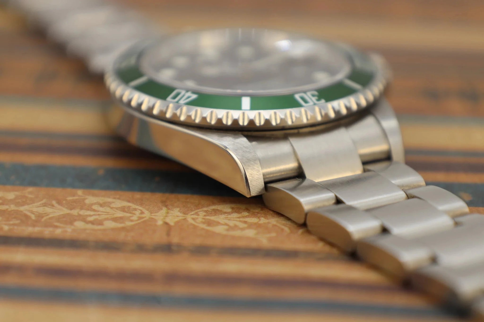 2005 Rolex Submariner Ref. 16610LV Kermit | Unpolished - Sierra Time Co