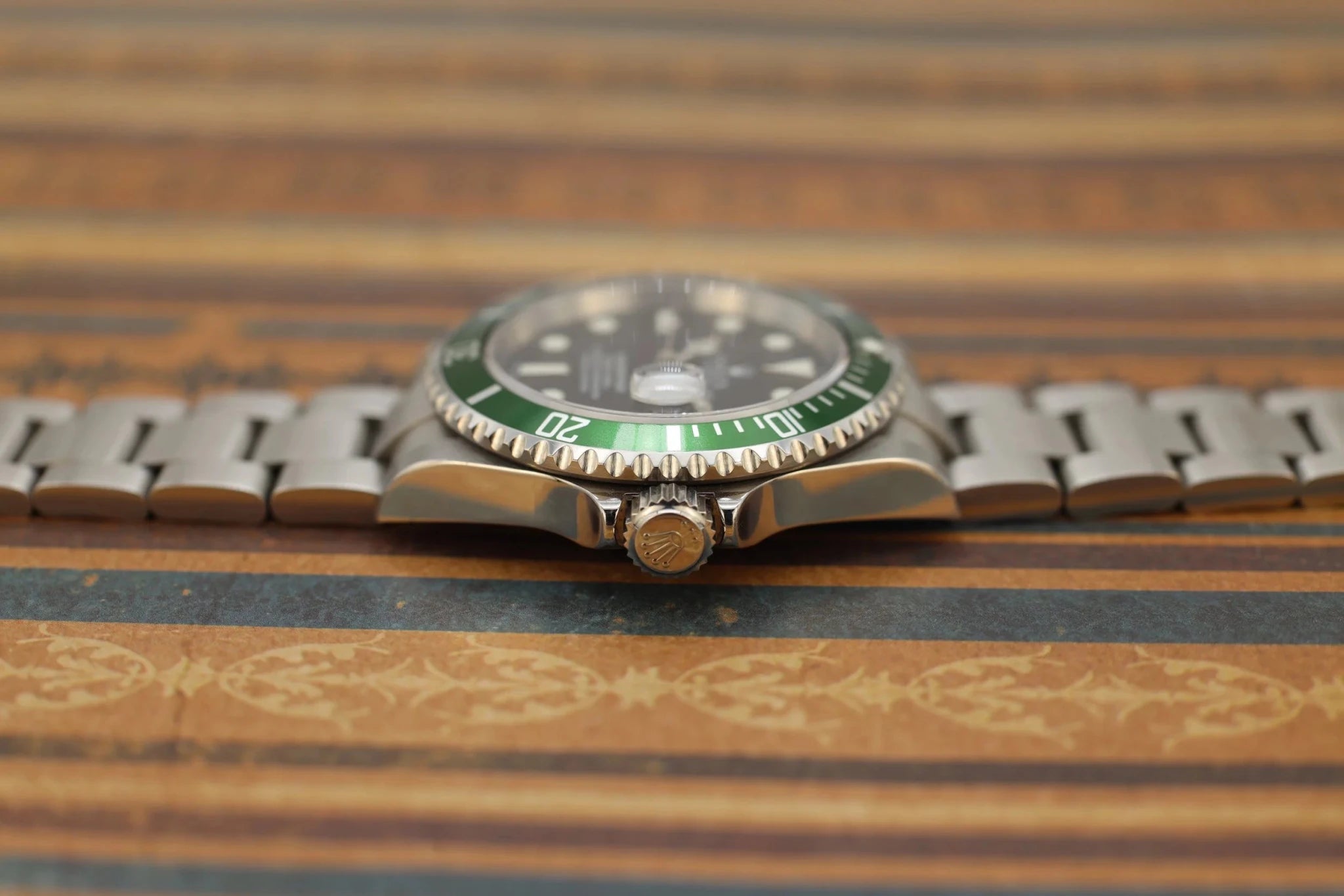 2005 Rolex Submariner Ref. 16610LV Kermit | Unpolished - Sierra Time Co