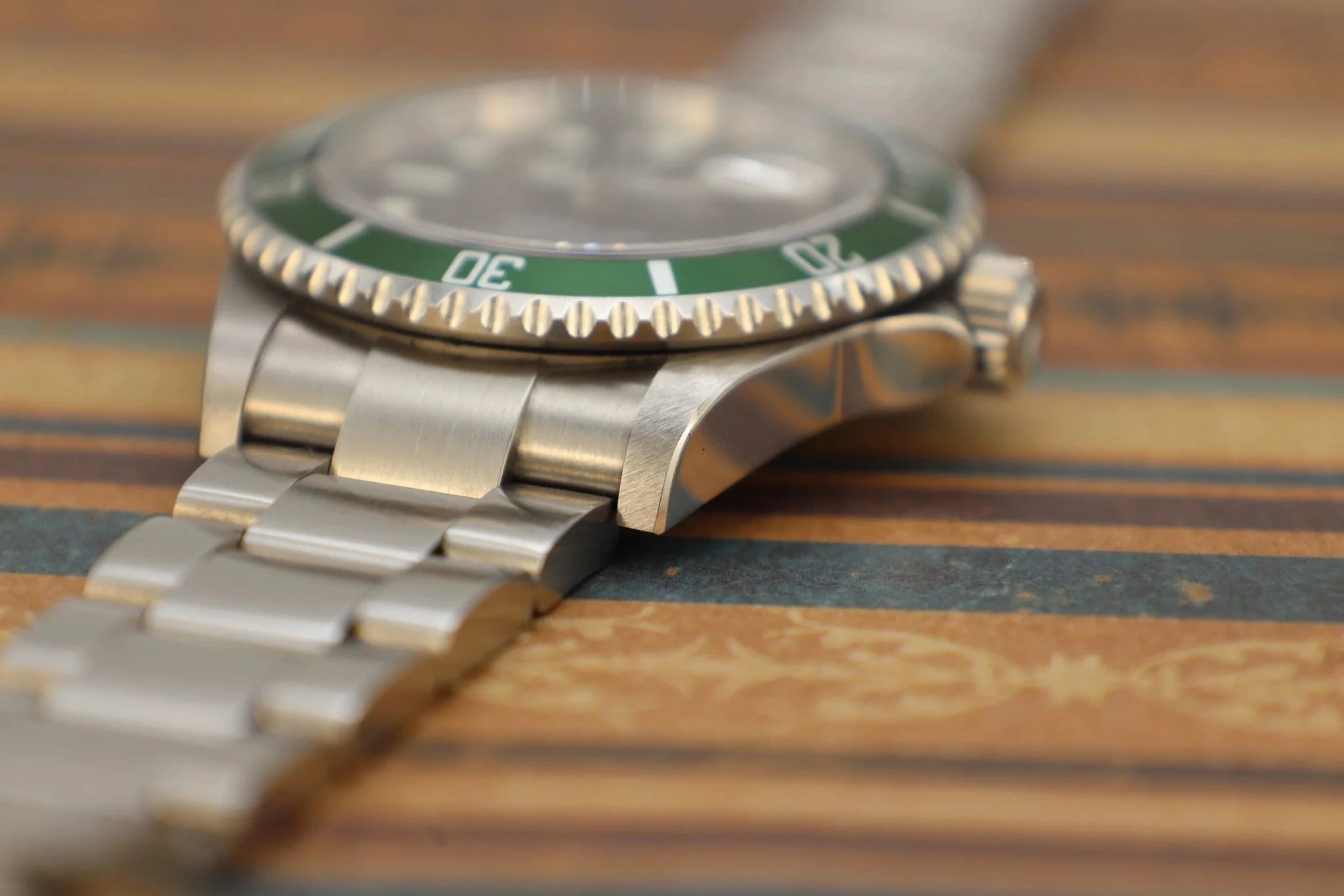 2005 Rolex Submariner Ref. 16610LV Kermit | Unpolished - Sierra Time Co