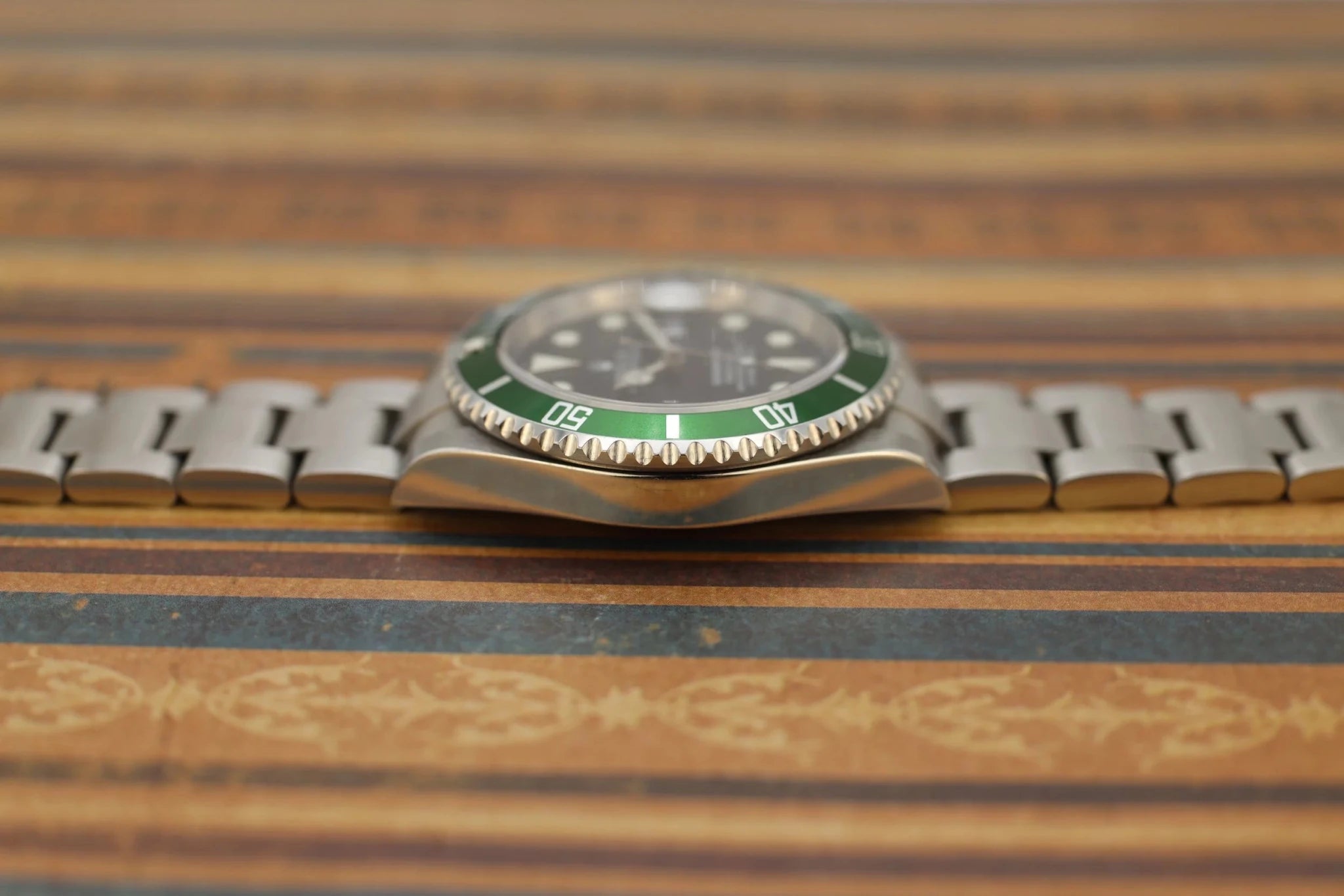 2005 Rolex Submariner Ref. 16610LV Kermit | Unpolished - Sierra Time Co