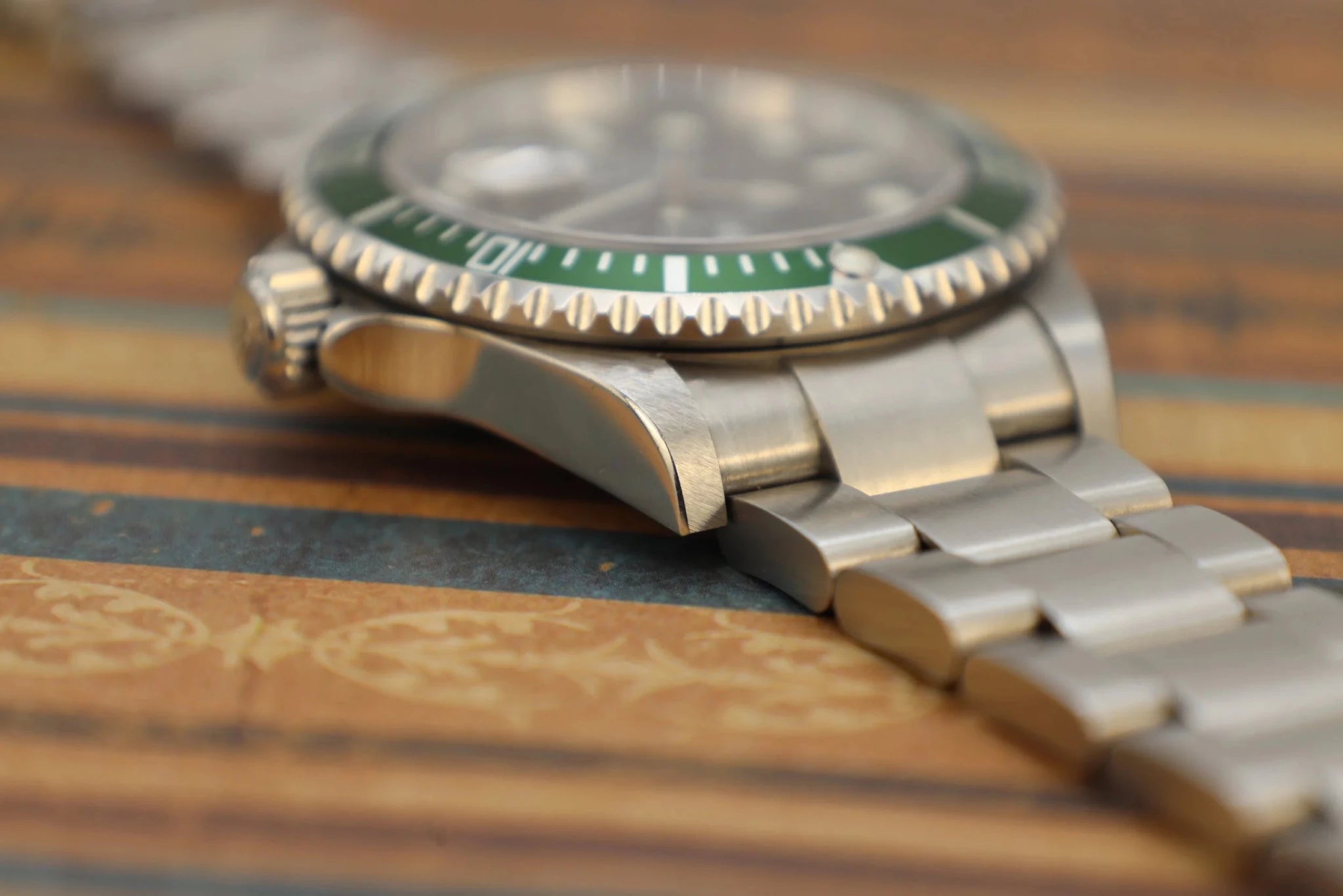 2005 Rolex Submariner Ref. 16610LV Kermit | Unpolished - Sierra Time Co