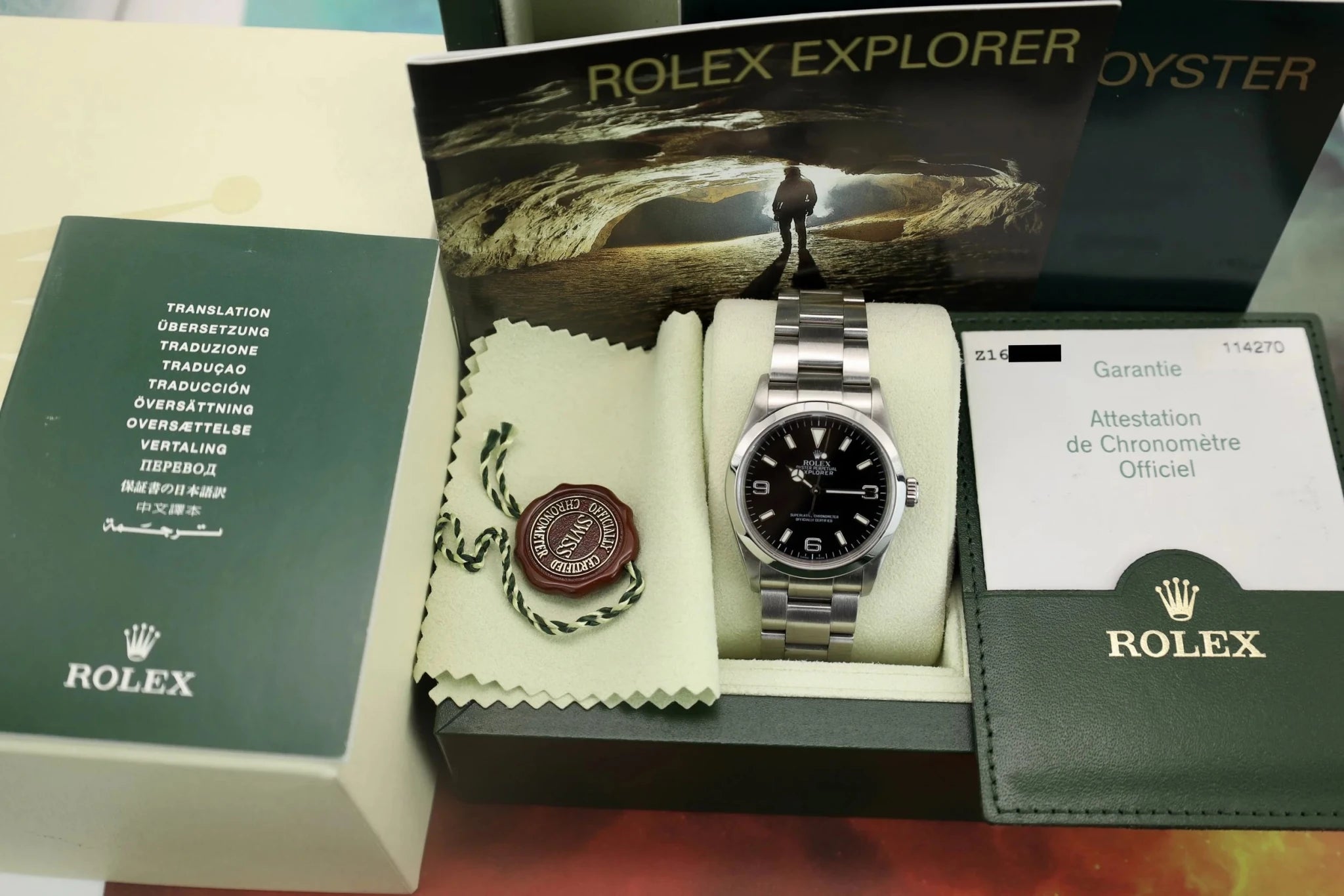 2006 Rolex Explorer I Ref. 114270 | Box and Papers - Sierra Time Co