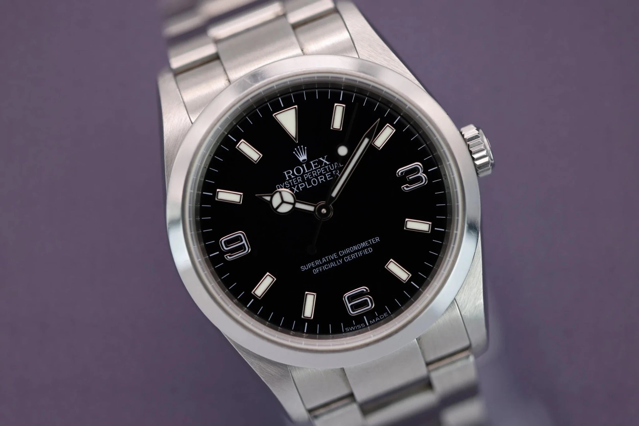 2006 Rolex Explorer I Ref. 114270 | Engraved Rehaut - Sierra Time Co