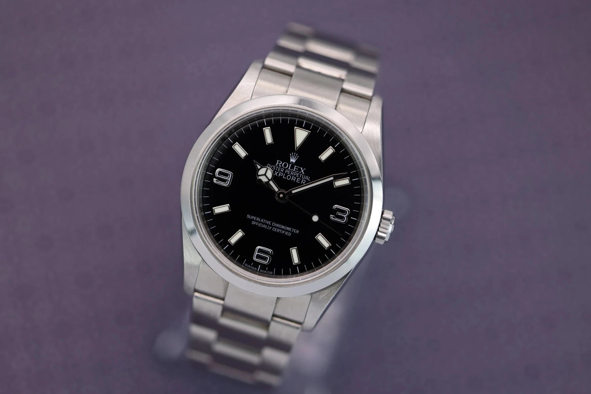 2006 Rolex Explorer I Ref. 114270 | Engraved Rehaut - Sierra Time Co