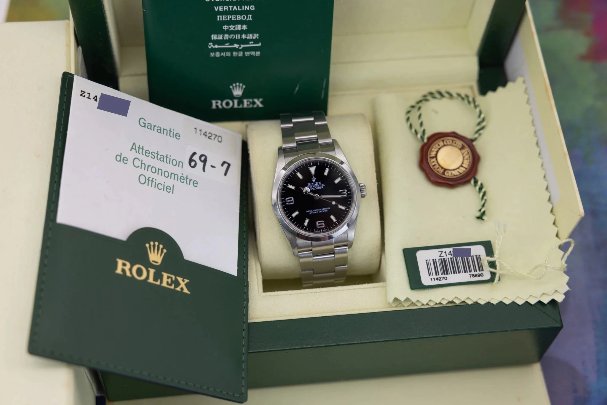 2006 Rolex Explorer I Ref. 114270 | Full Set - Sierra Time Co