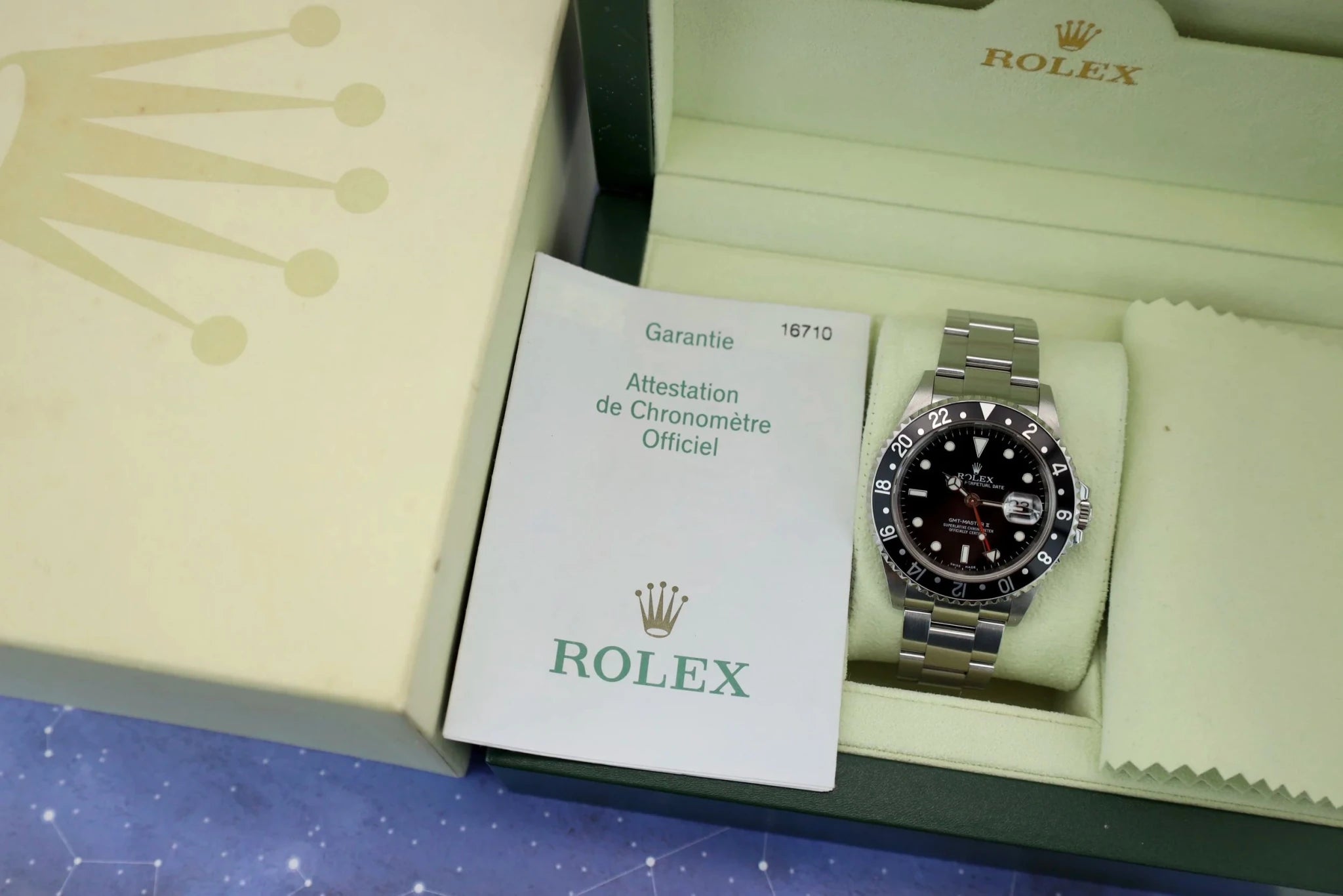 2006 Rolex GMT Master II Ref. 16710 | Box and Papers - Sierra Time Co