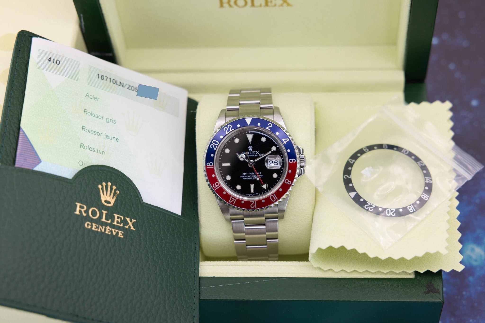 2006 Rolex GMT Master II Ref. 16710 Pepsi | Box and Papers - Sierra Time Co