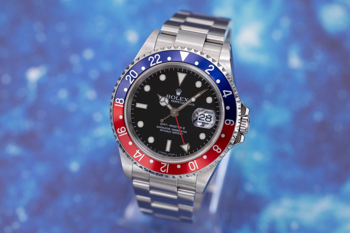 2006 Rolex GMT Master II Ref. 16710 Pepsi | Box and Papers - Sierra Time Co