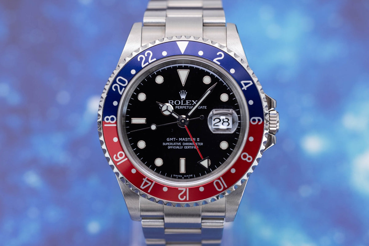 2006 Rolex GMT Master II Ref. 16710 Pepsi | Box and Papers - Sierra Time Co
