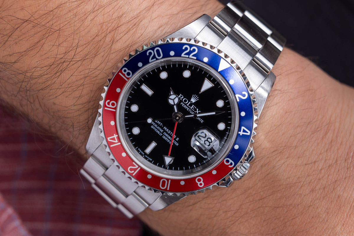 2006 Rolex GMT Master II Ref. 16710 Pepsi | Box and Papers - Sierra Time Co