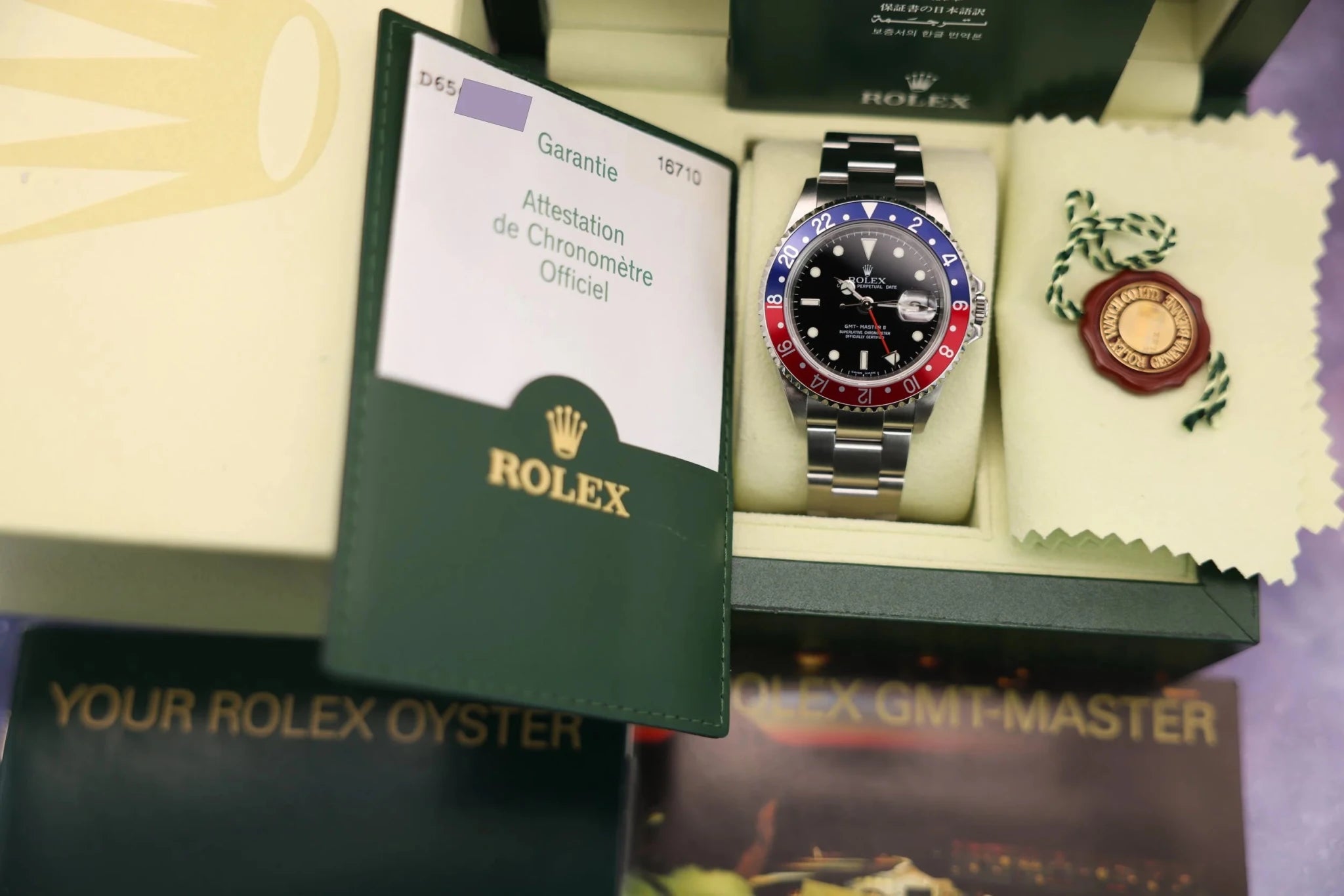 2006 Rolex GMT Master II Ref. 16710 Pepsi | Box and Papers - Sierra Time Co