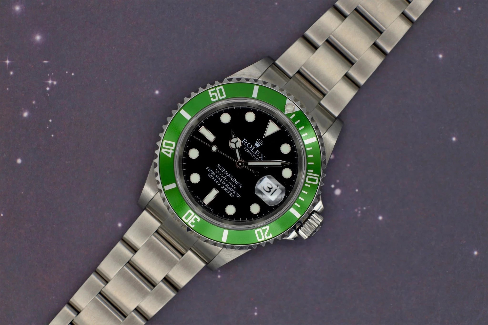 2006 Rolex Kermit Ref. 16610LV | Unpolished | Mint - Sierra Time Co