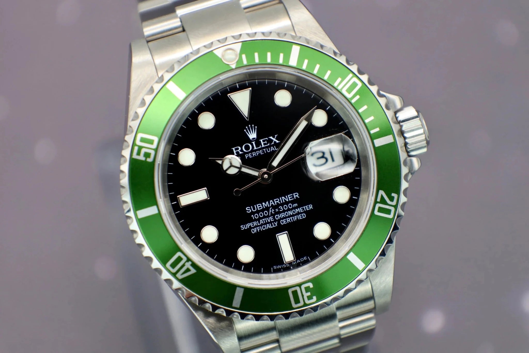 2006 Rolex Kermit Ref. 16610LV | Unpolished | Mint - Sierra Time Co