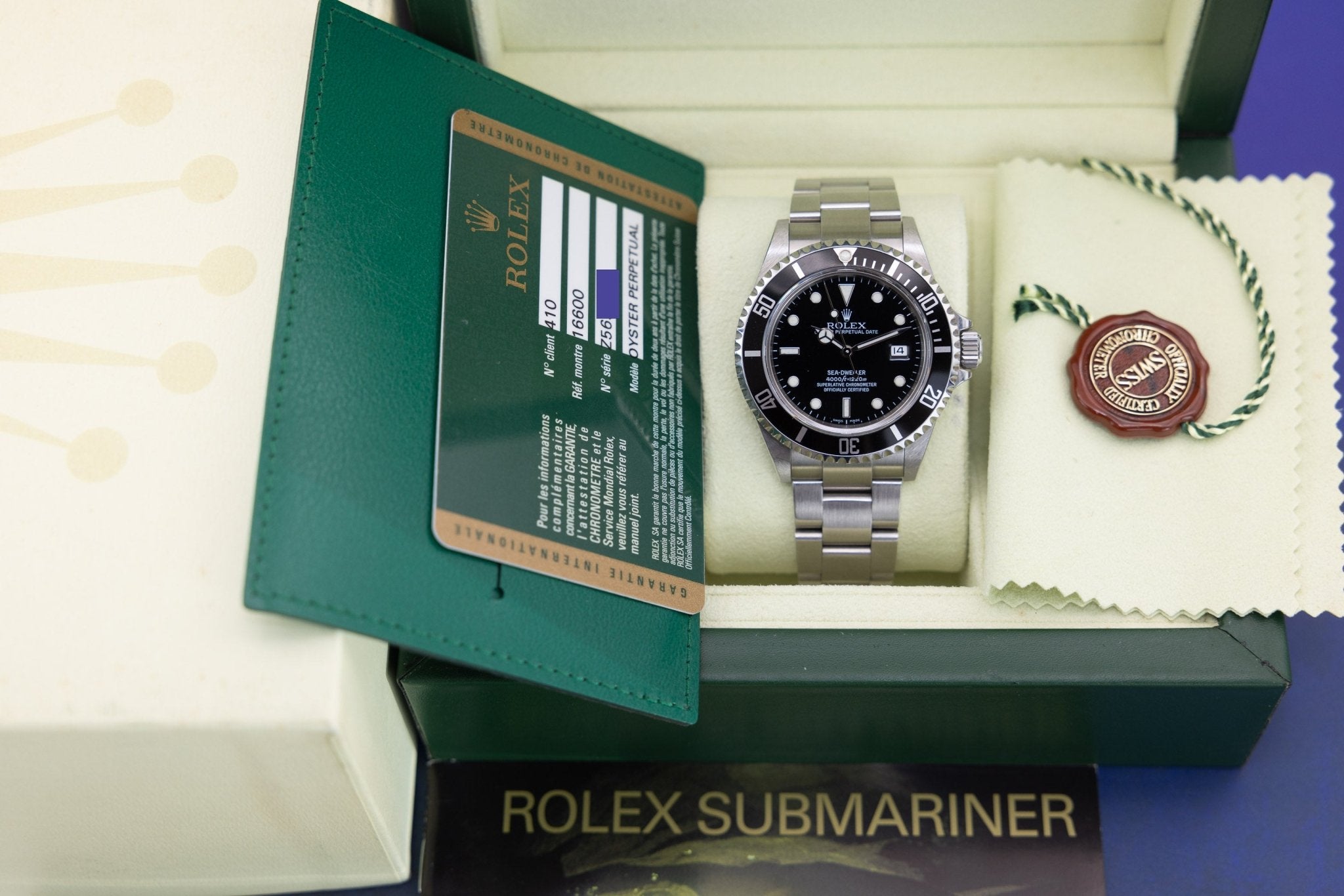 2006 Rolex Sea-Dweller Ref. 16600 | Box and Papers - Sierra Time Co