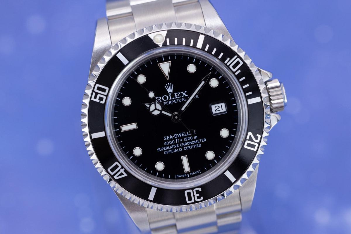 2006 Rolex Sea-Dweller Ref. 16600 | Box and Papers | RSC Card - Sierra Time Co