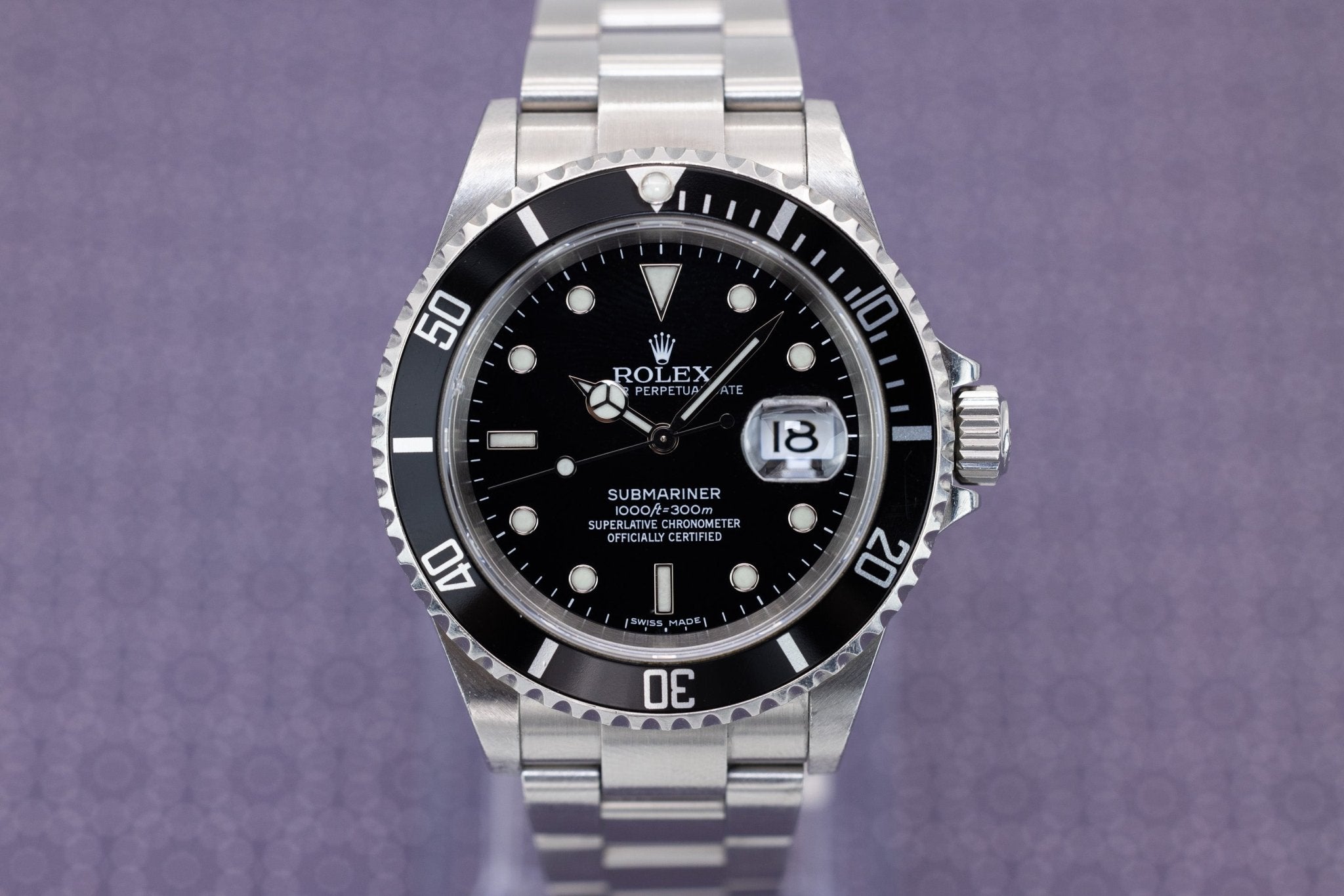 2006 Rolex Submariner Date Ref. 16610 | No-Holes Case - Sierra Time Co