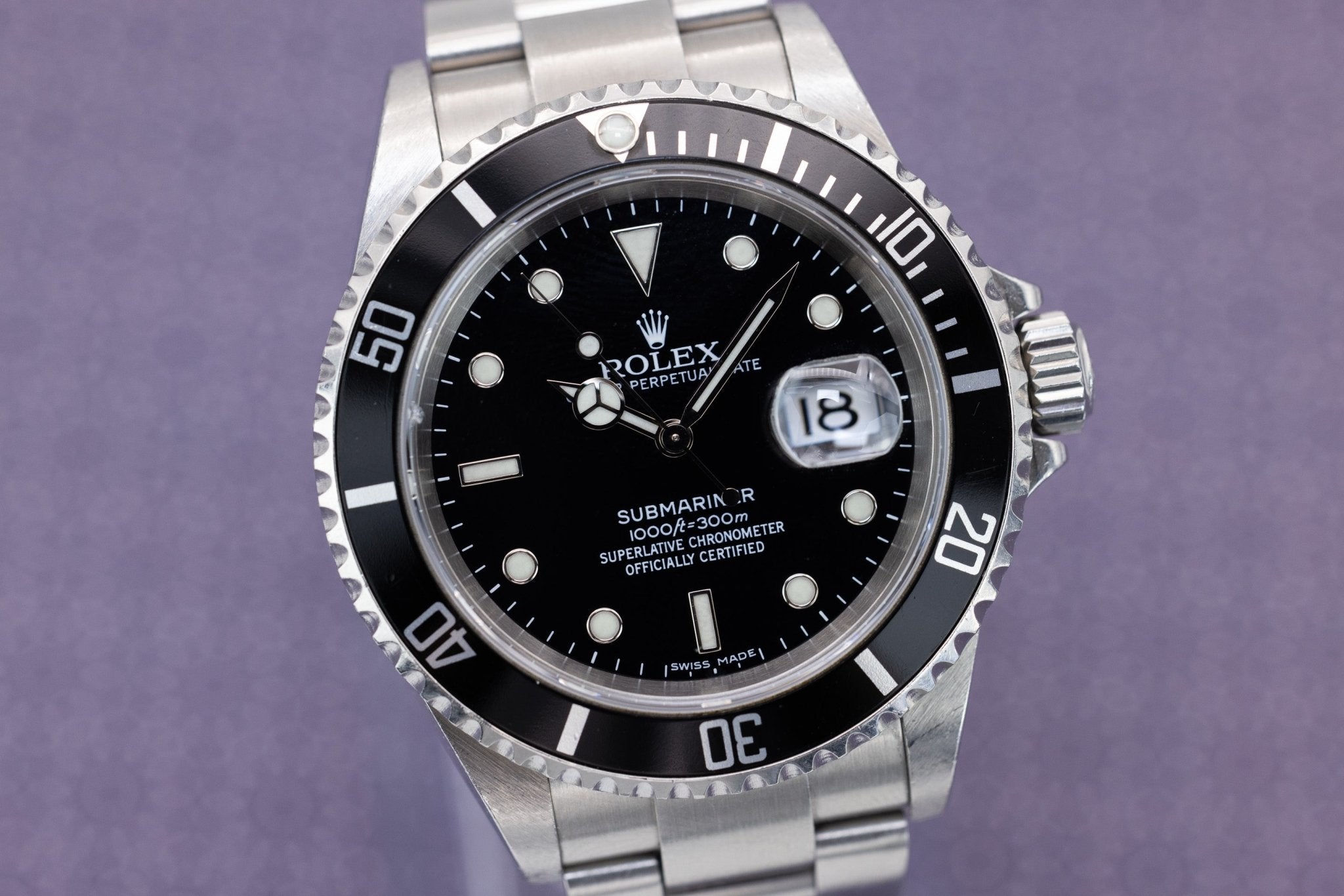 2006 Rolex Submariner Date Ref. 16610 | No-Holes Case - Sierra Time Co