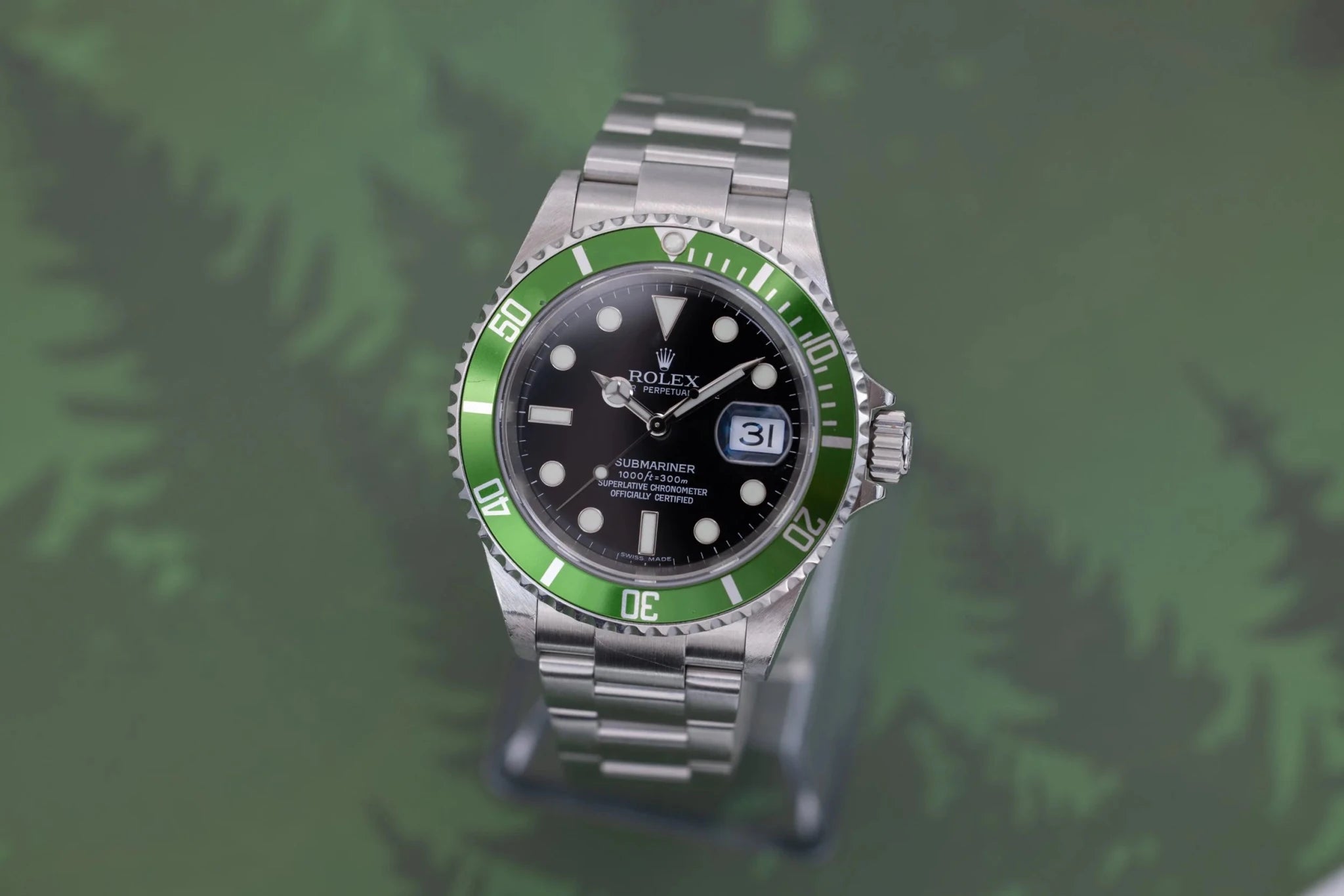 2006 Rolex Submariner Date Ref. 16610LV Kermit | 2021 RSC Card - Sierra Time Co