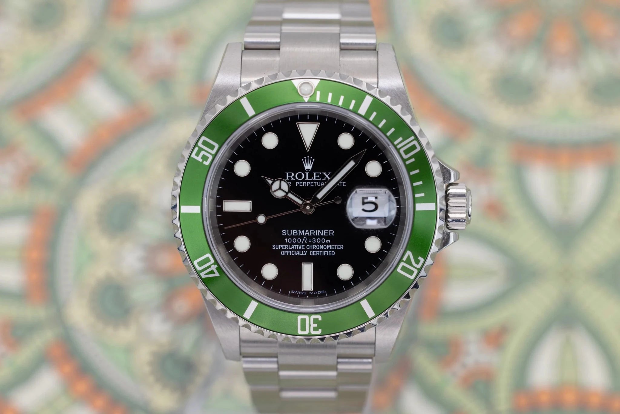 2006 Rolex Submariner Date Ref. 16610LV Kermit | Like New Condition - Sierra Time Co