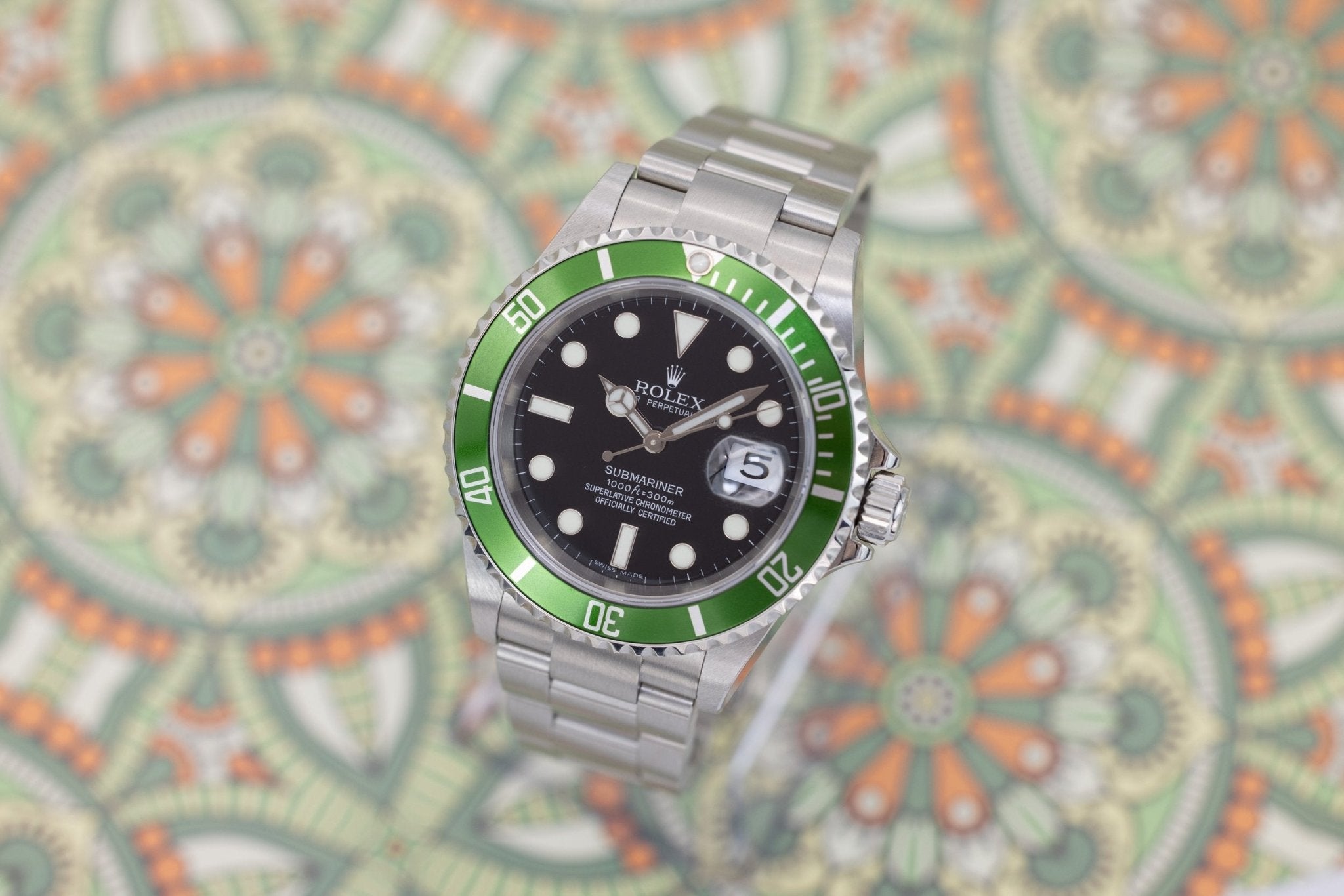 2006 Rolex Submariner Date Ref. 16610LV Kermit | Like New Condition - Sierra Time Co