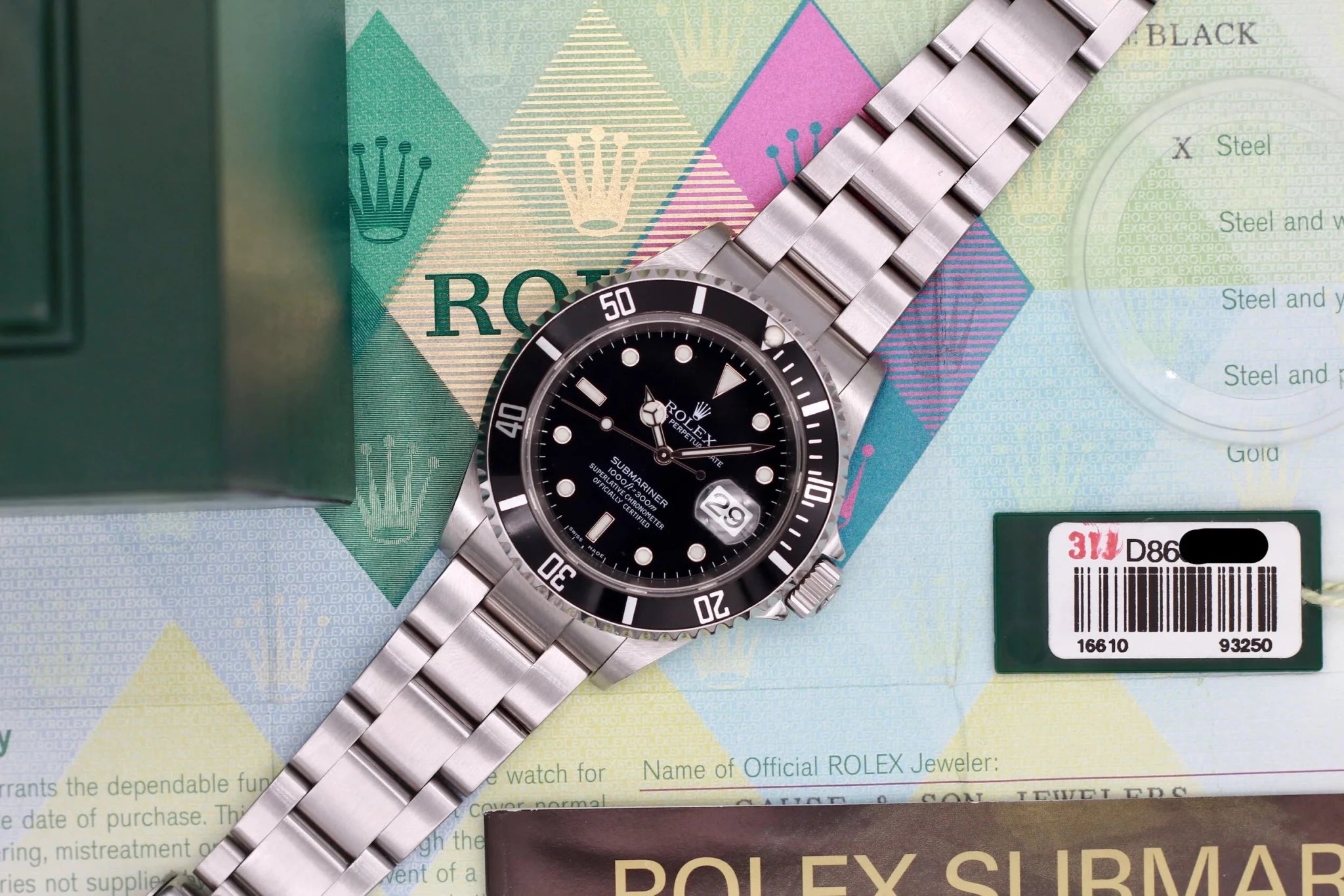 2006 Rolex Submariner Ref. 16610 | Full Set - Sierra Time Co