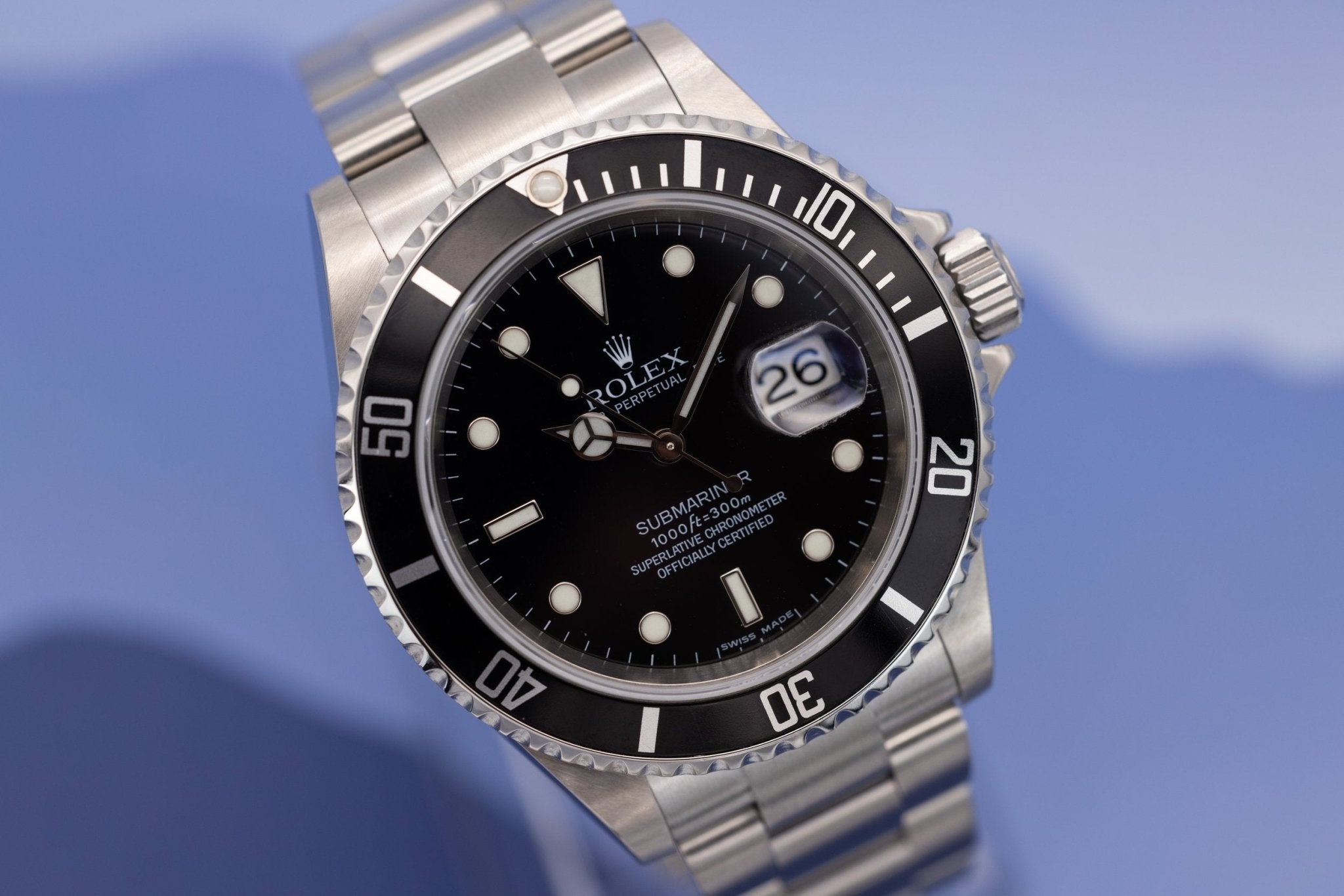 2006 Rolex Submariner Ref. 16610 | No-Holes Case | Full Set - Sierra Time Co