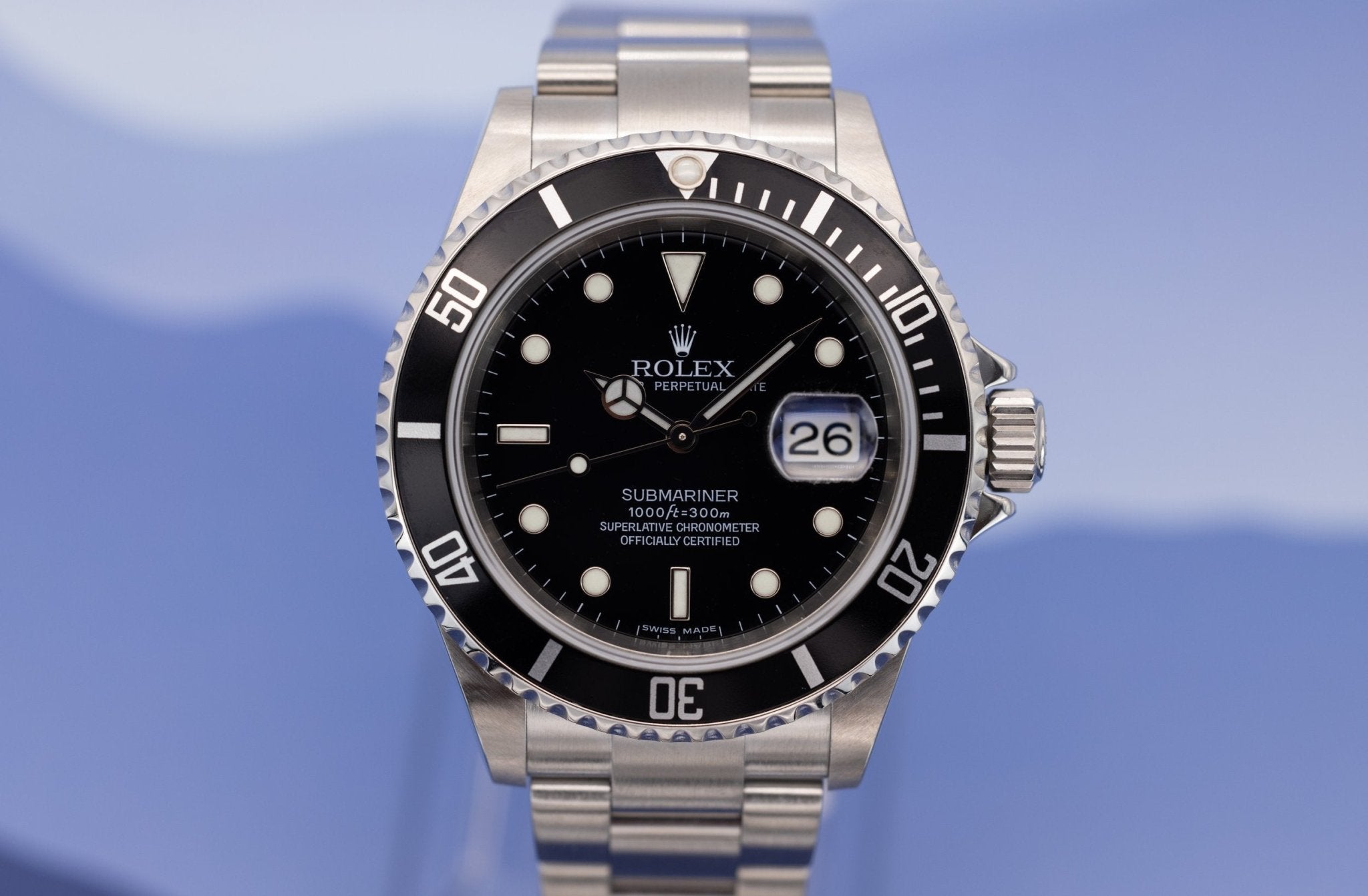 2006 Rolex Submariner Ref. 16610 | No-Holes Case | Full Set - Sierra Time Co