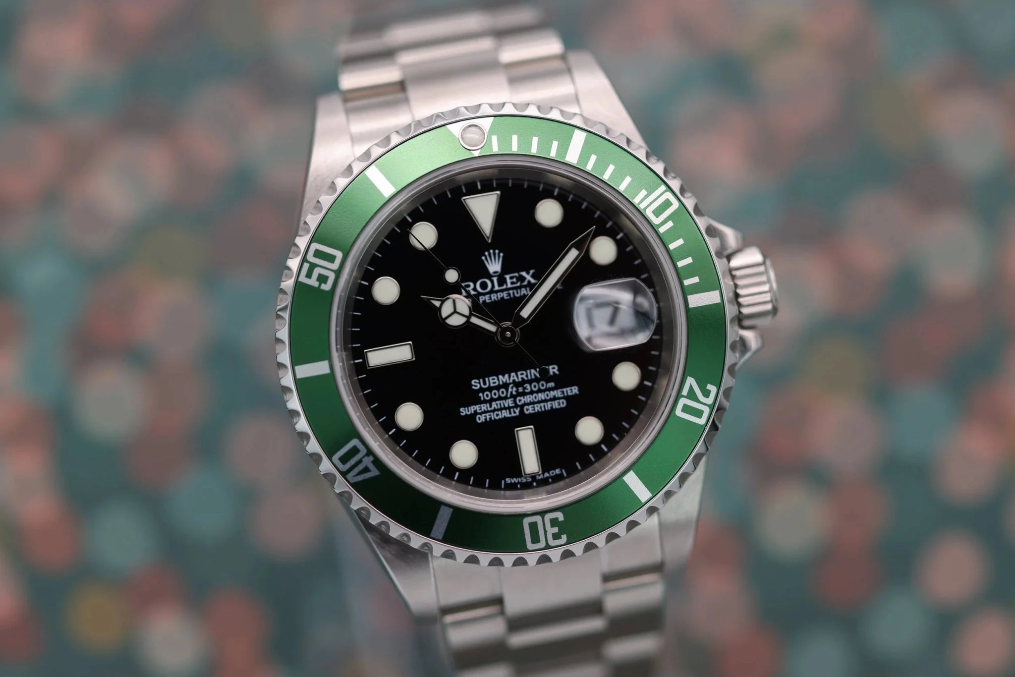 2006 Rolex Submariner Ref. 16610LV Kermit | Box and Papers - Sierra Time Co